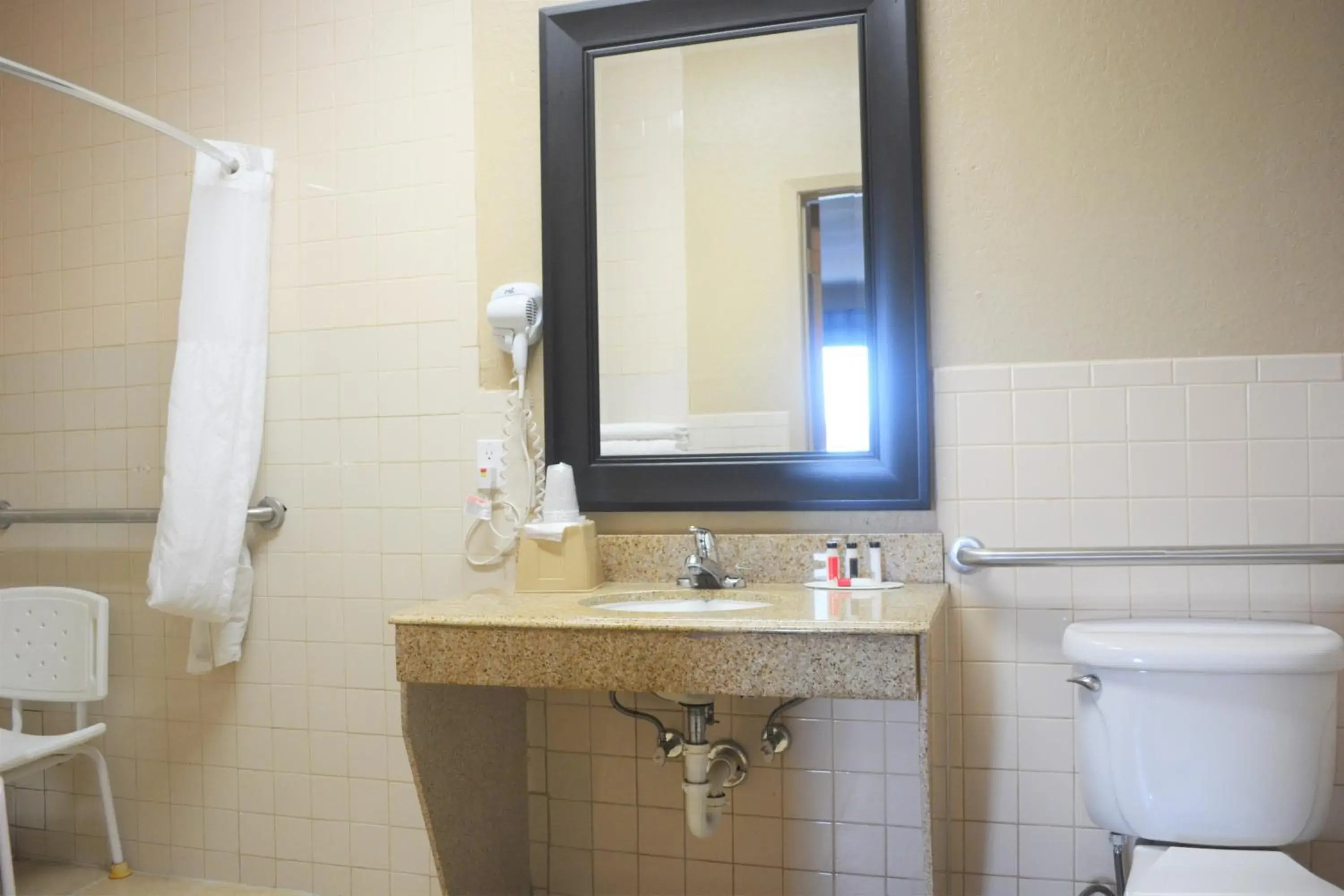 2 Queen Beds, Mobility/Accessible Room, Roll-In Shower, Non-Smoking in Super 8 by Wyndham Galveston 2 Queen Beds, Mobility/Accessible Room, Roll-In Shower, Non-Smoking in Super 8 by Wyndham Galveston