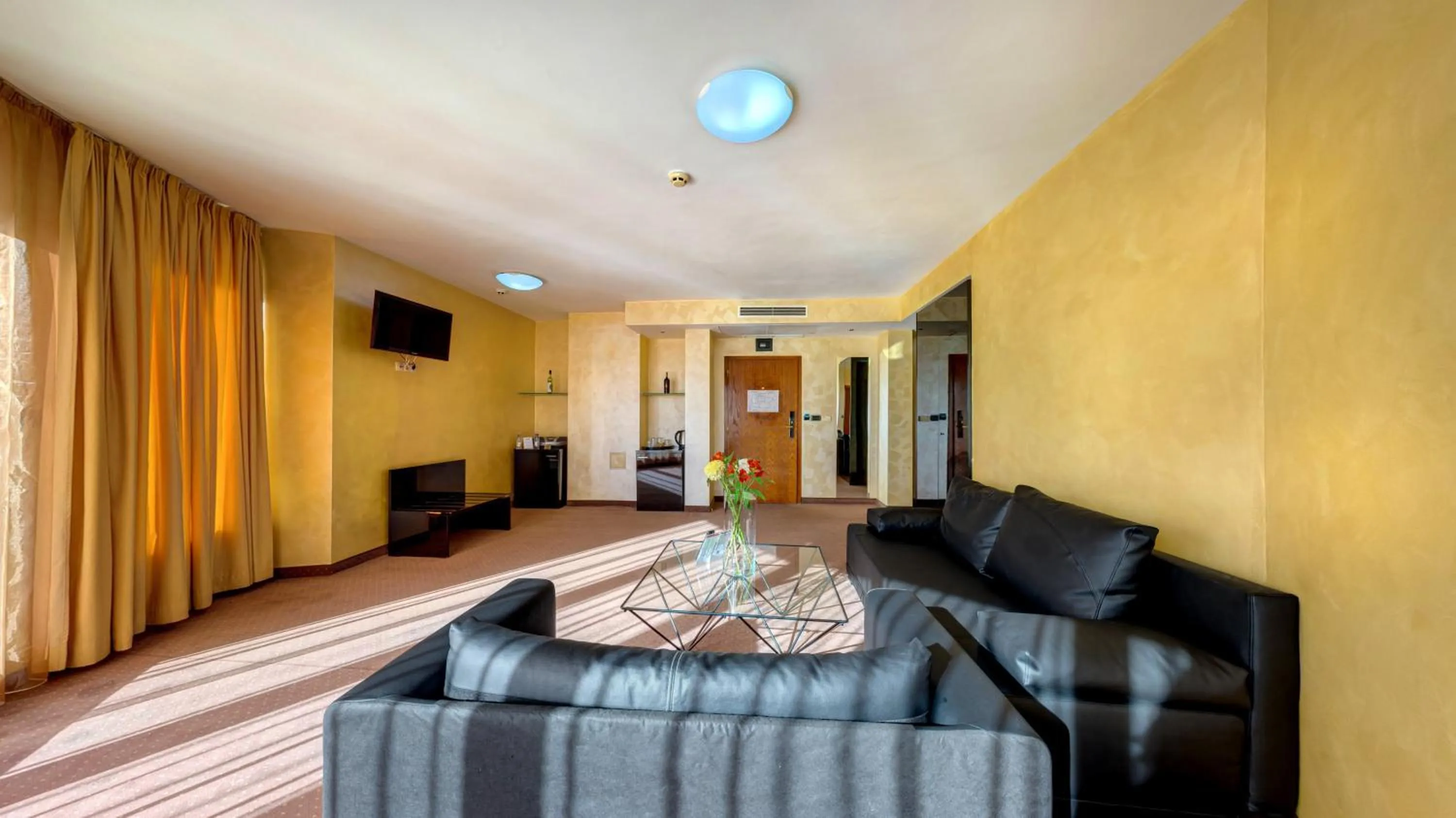 Communal lounge/ TV room in Europe Hotel