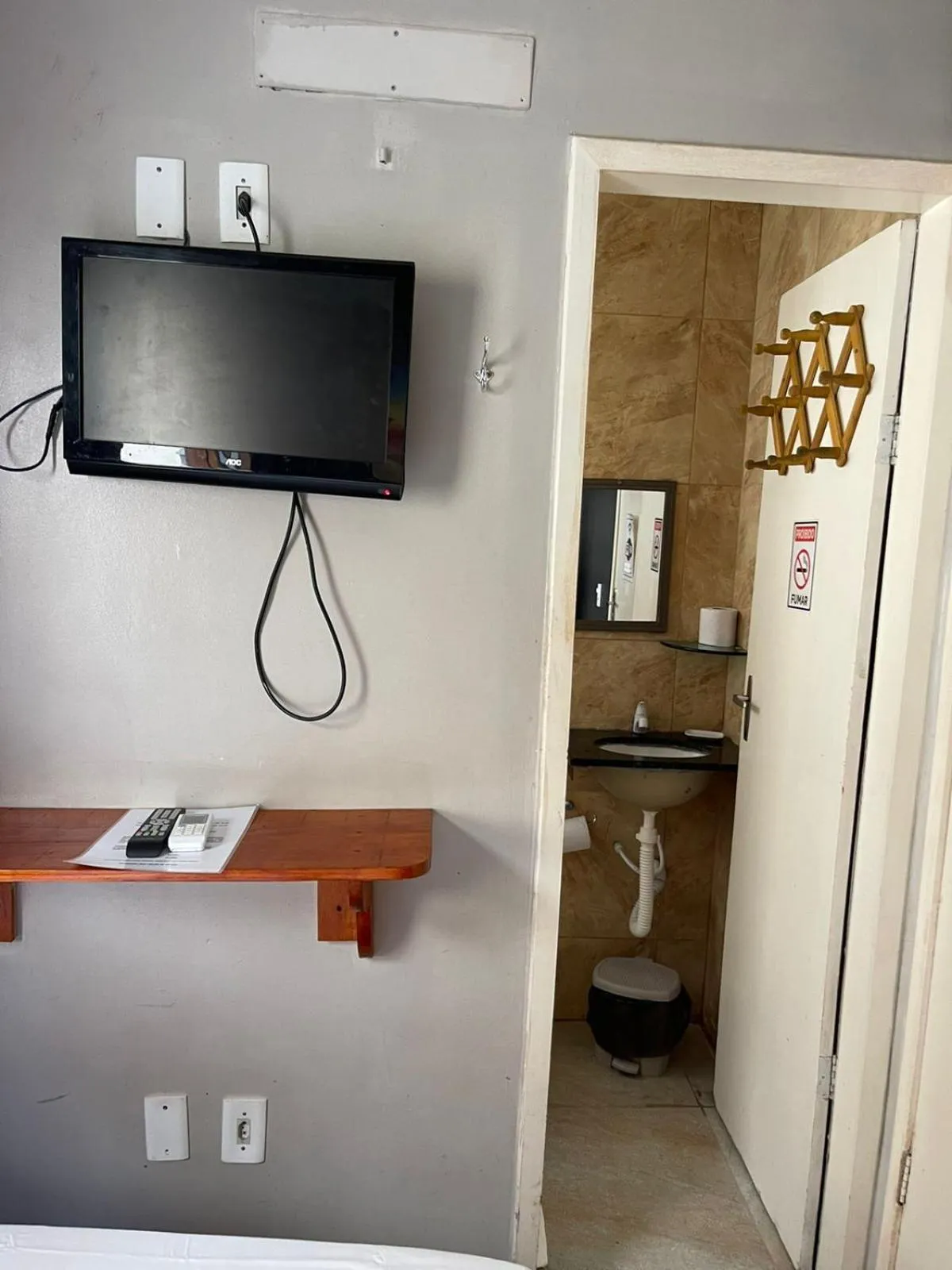 TV and multimedia in Pousada Nascer do Sol