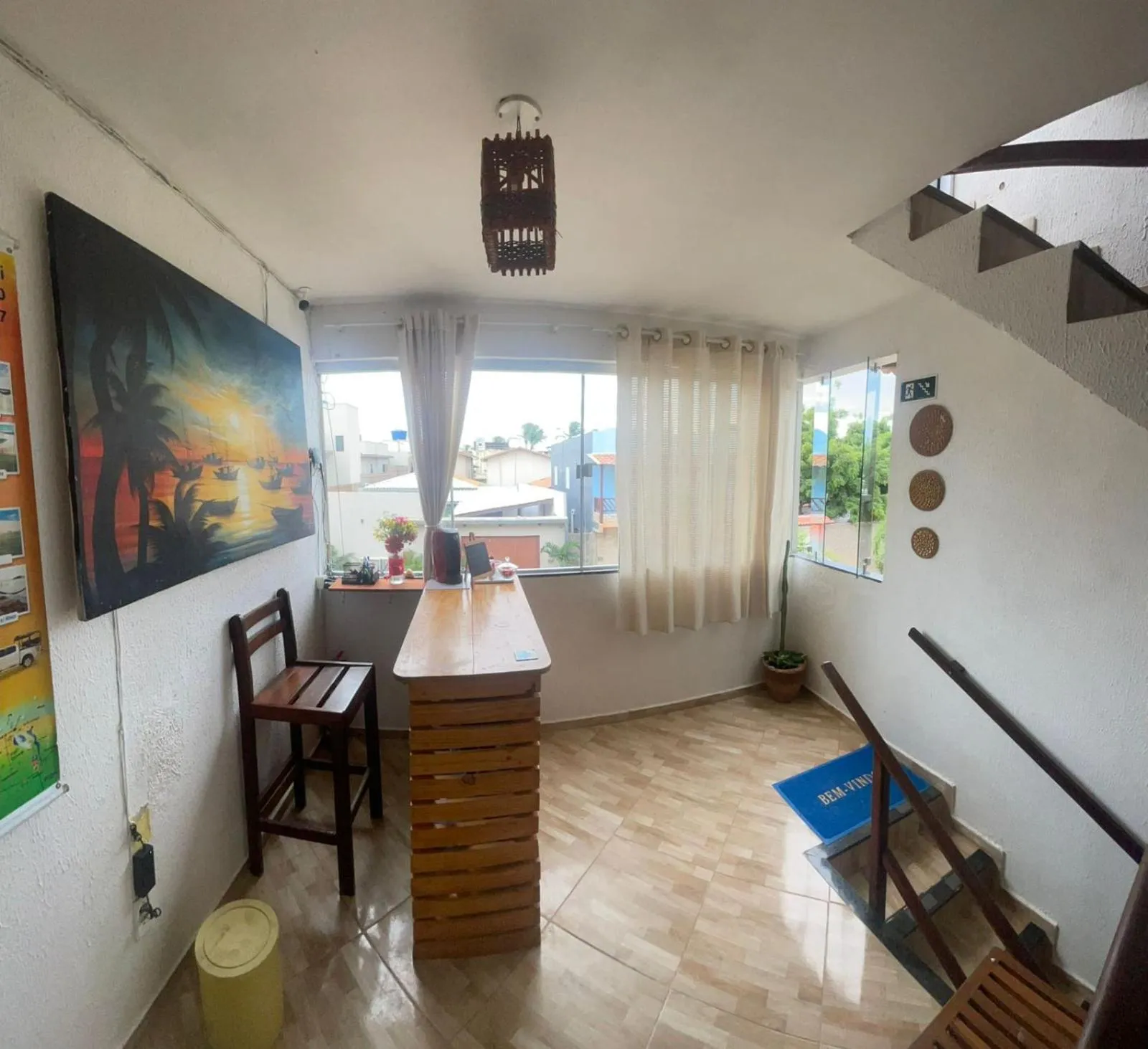 Lobby or reception in Pousada Nascer do Sol