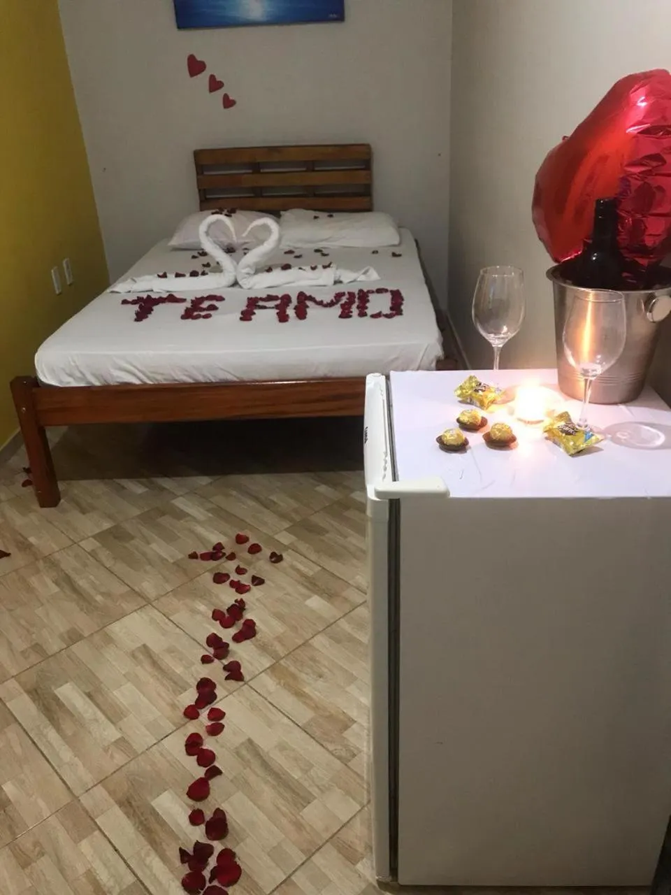 Decorative detail, Bed in Pousada Nascer do Sol