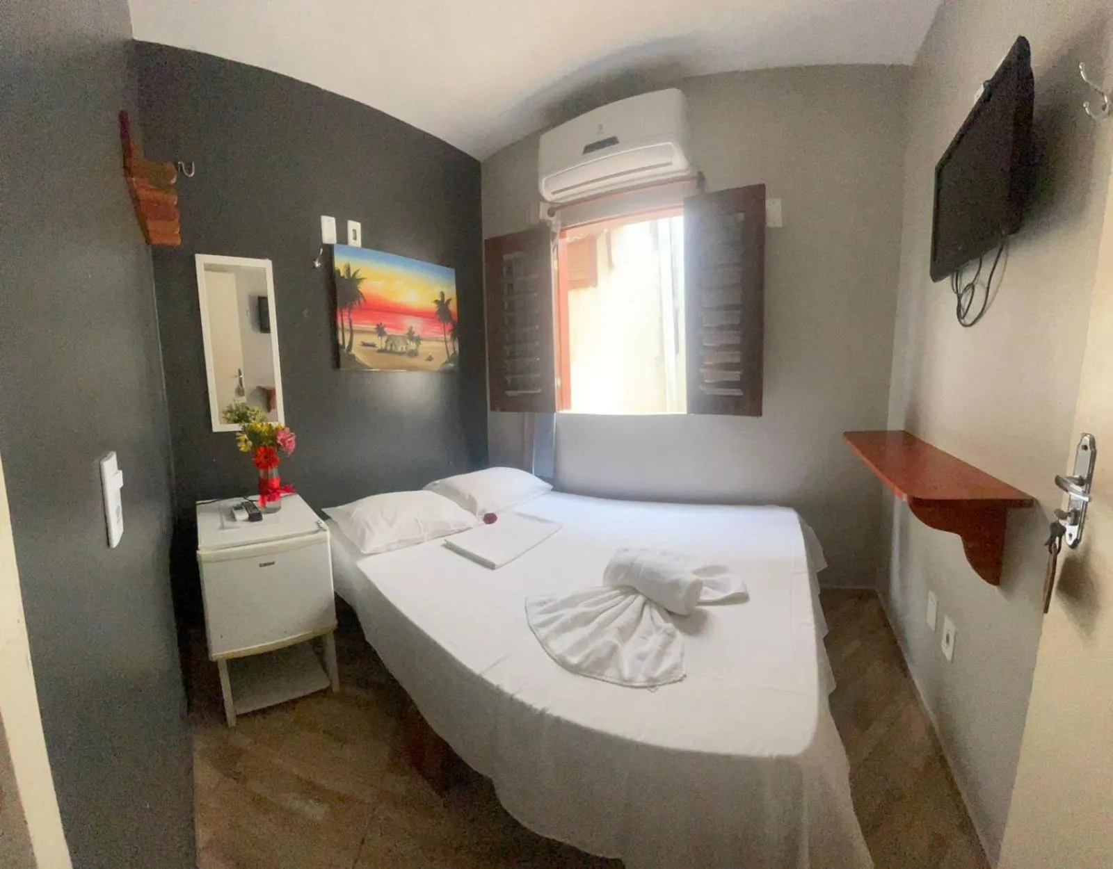 Bedroom, Bed in Pousada Nascer do Sol