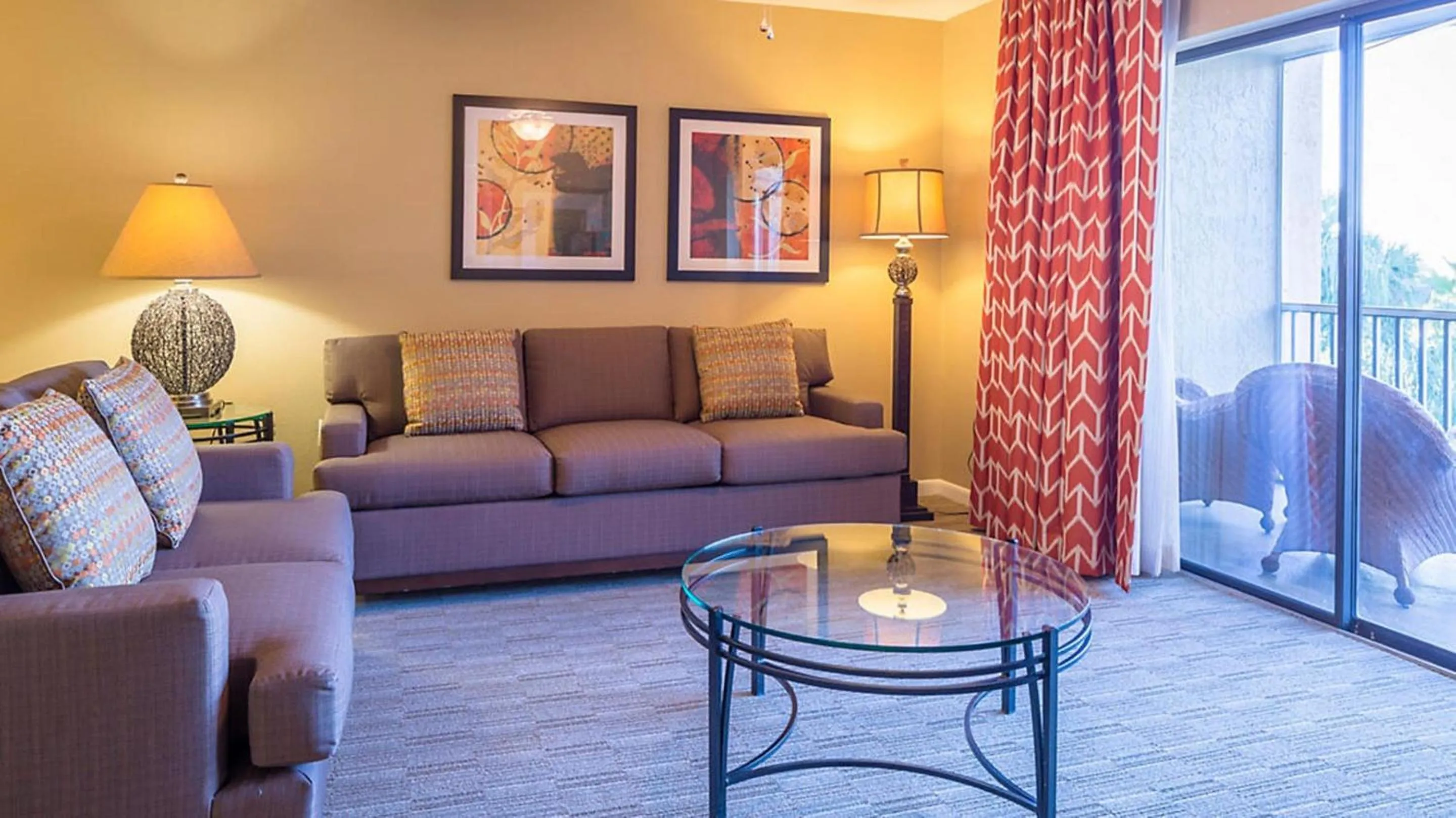 Living room in Bluegreen Vacations Orlando's Sunshine Resort