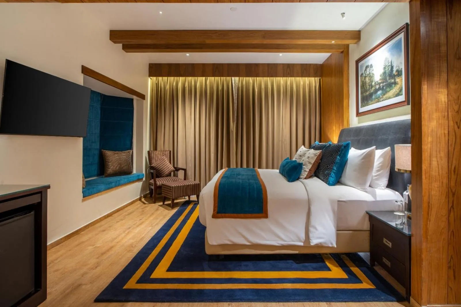 Photo of the whole room, Bed in Moksha Himalaya Spa Resort