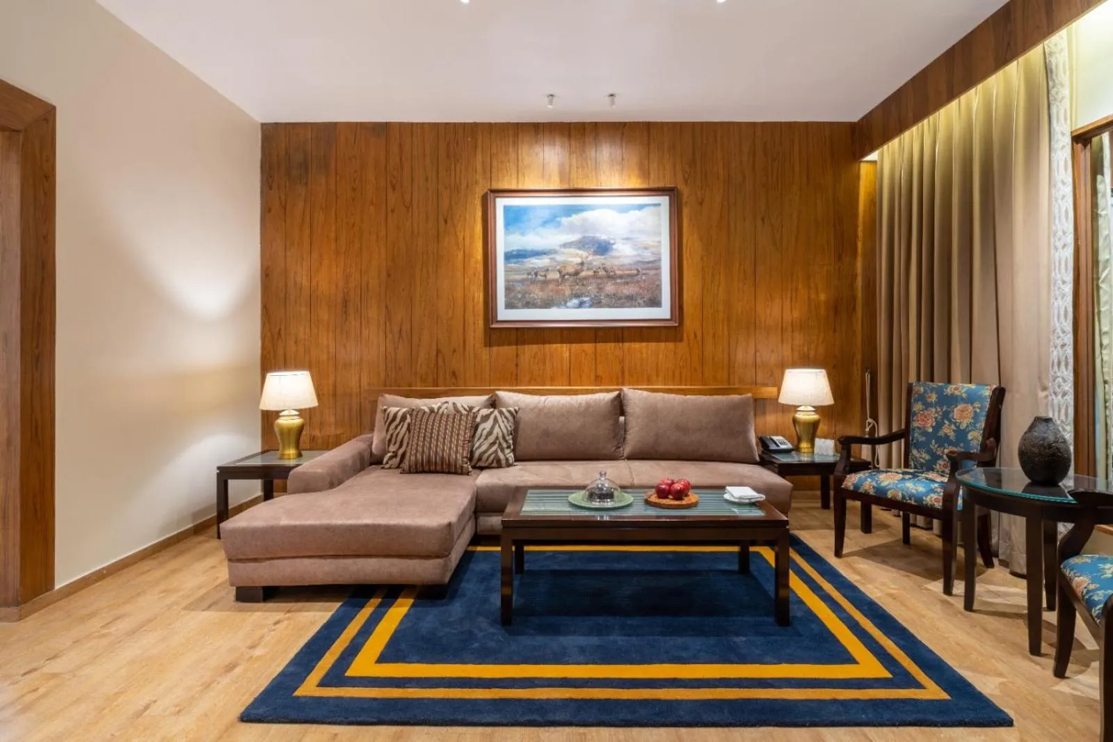 Living room in Moksha Himalaya Spa Resort