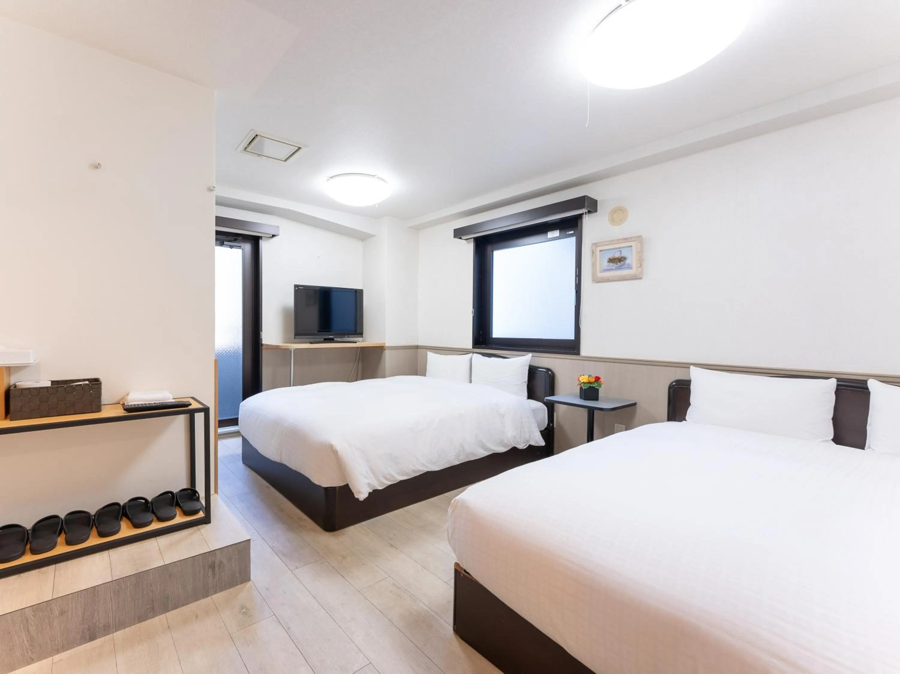 Bed in Chang Tee Hotel Ikebukuro