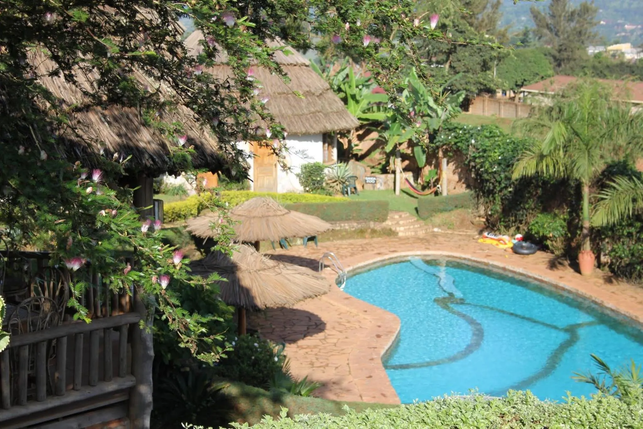 Garden view in Banda Lodge