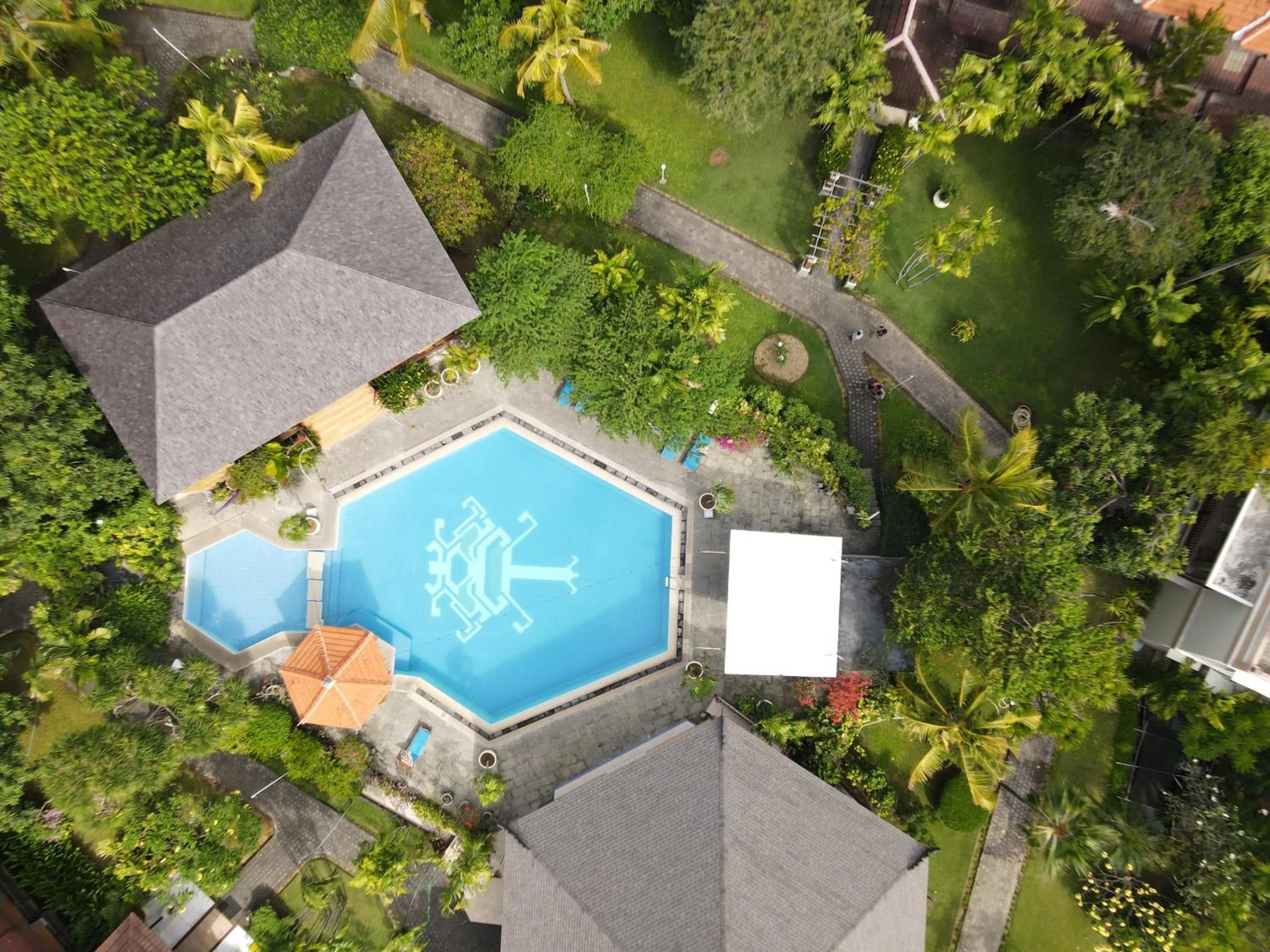 Property building in Palm Beach Hotel Bali