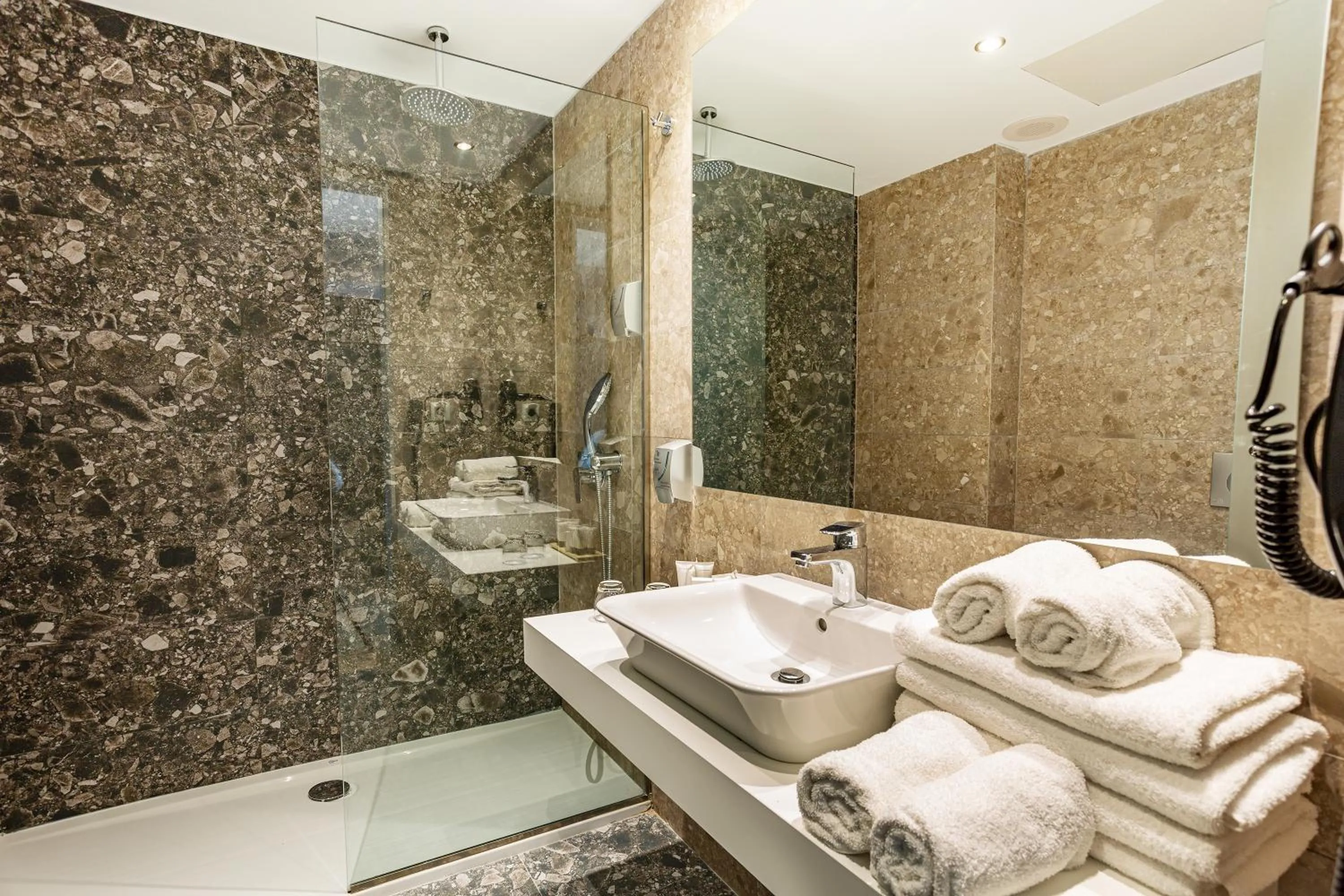 Shower in Akti Imperial Deluxe Resort & Spa Dolce by Wyndham