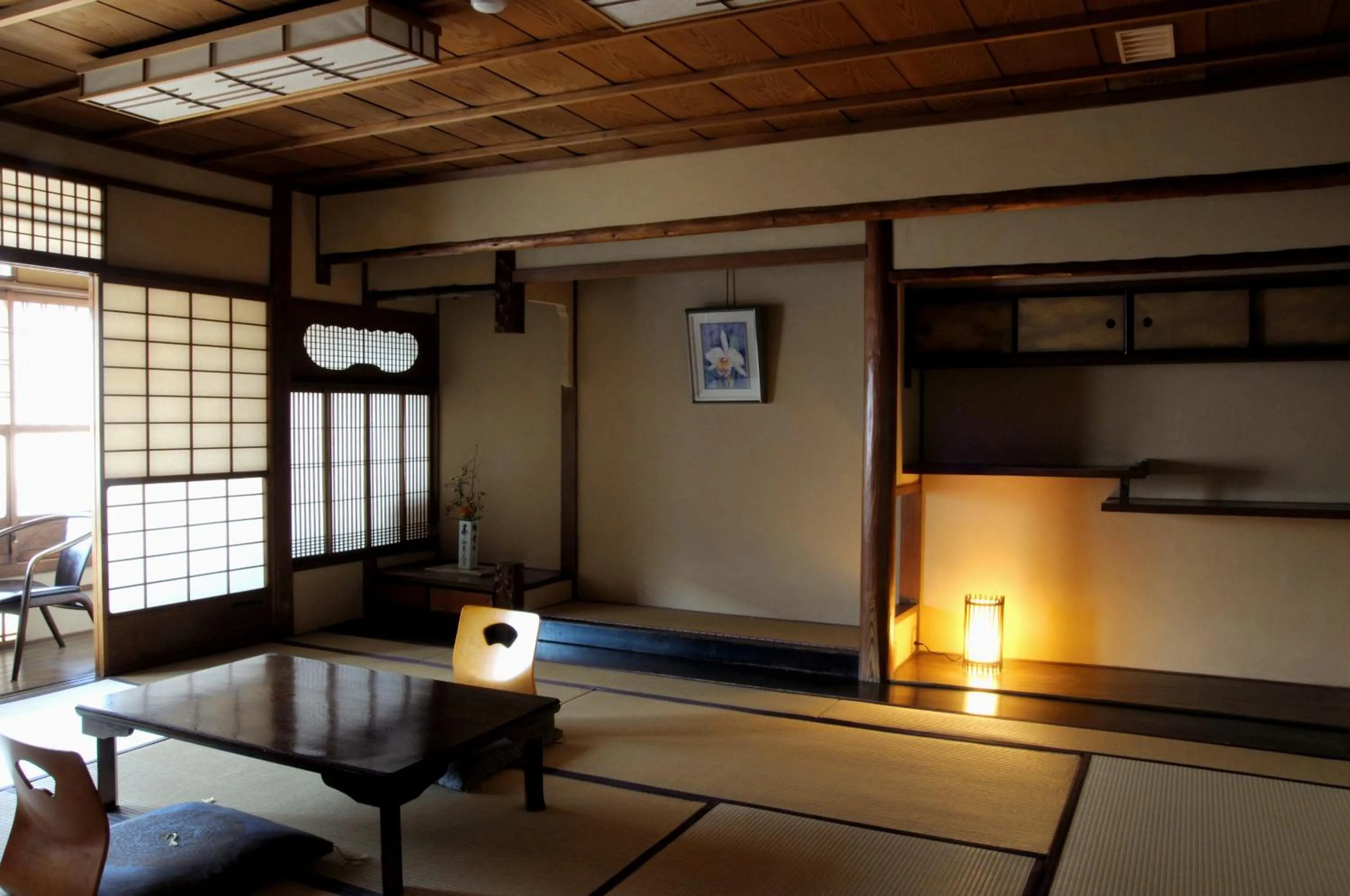 Photo of the whole room in IZUYASU Traditional Kyoto Inn serving Kyoto cuisine