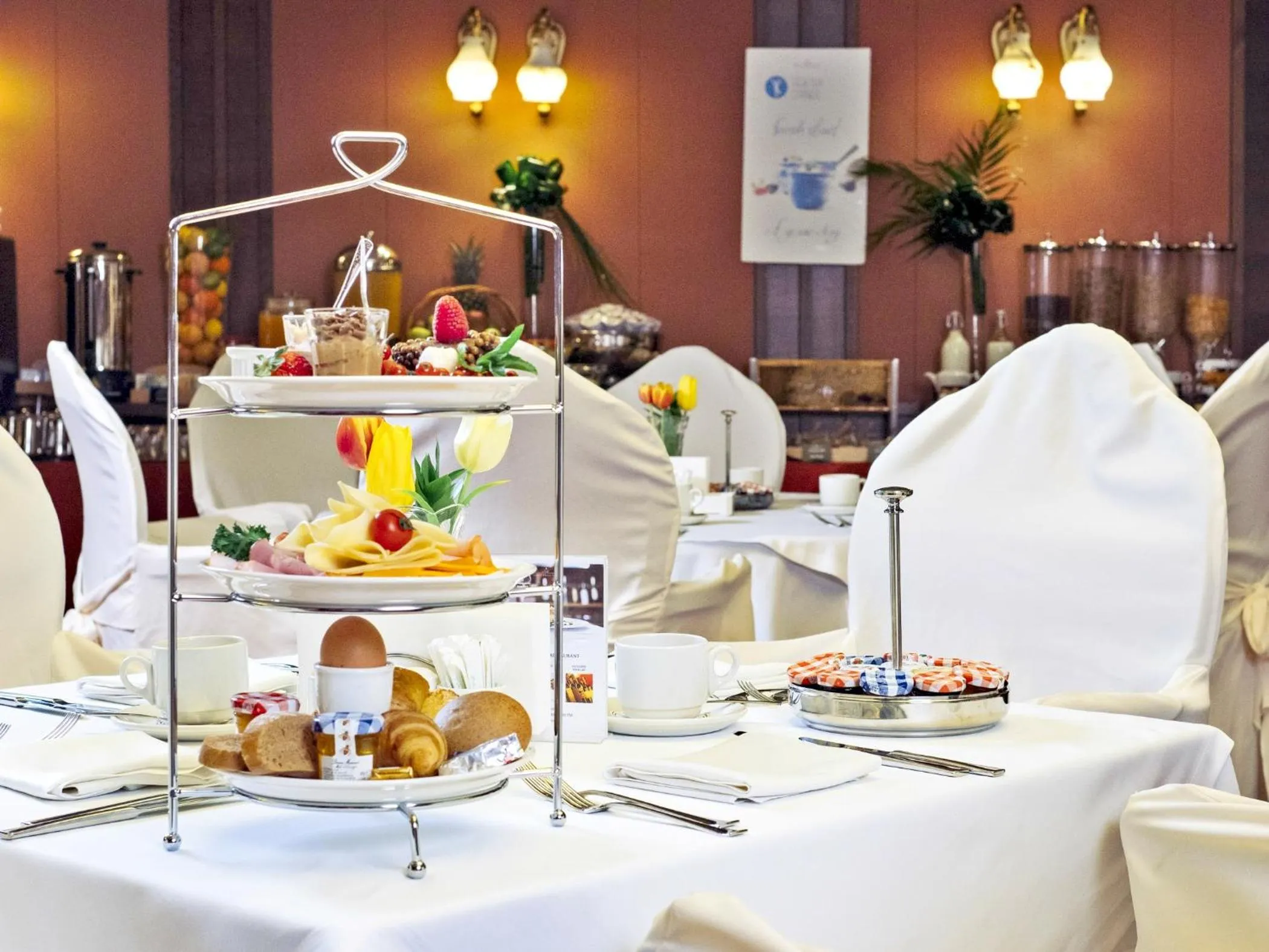 Buffet breakfast in Grand Hotel Sofia