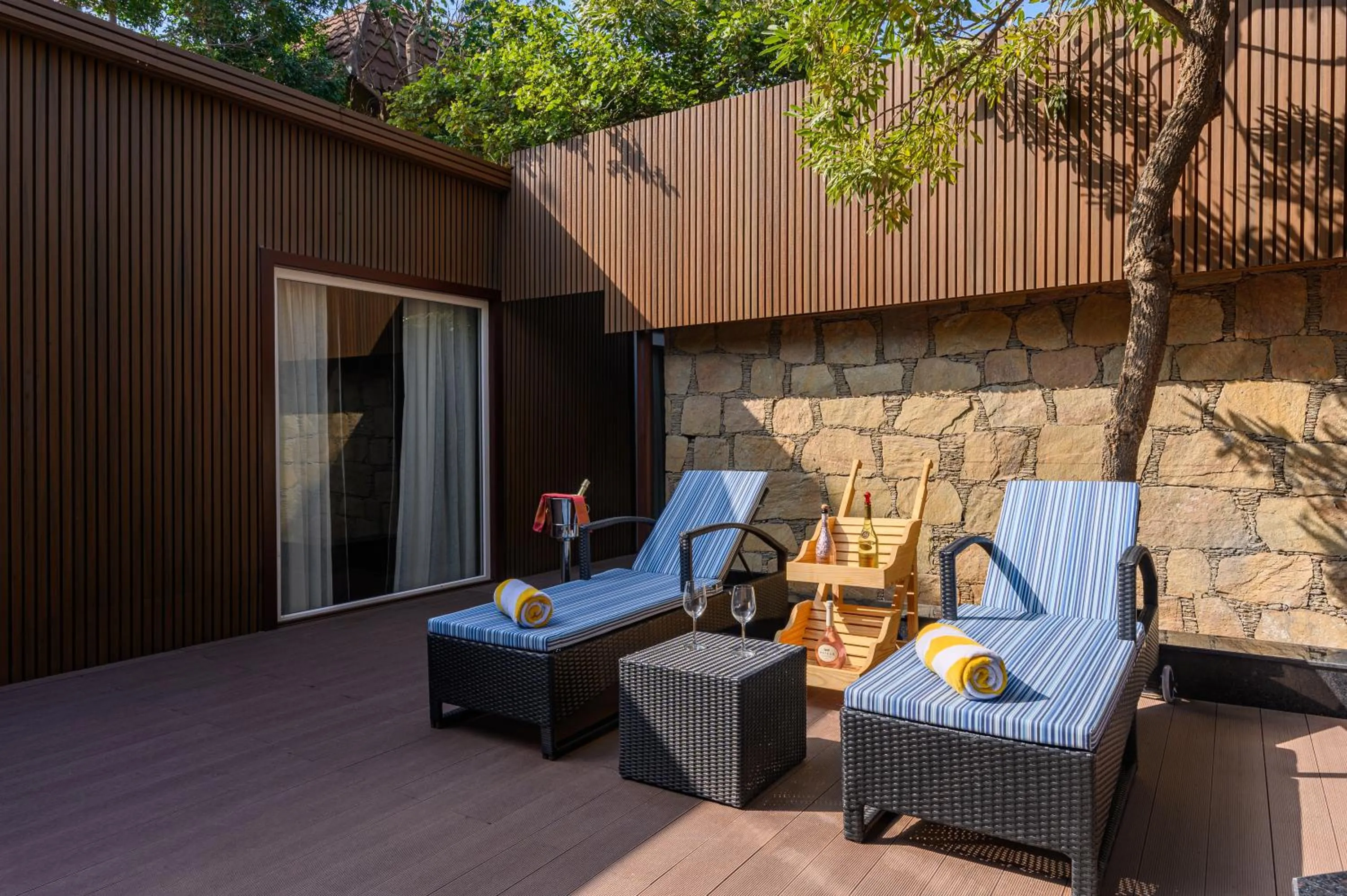 sunbed in Ananta Spa & Resort, Pushkar