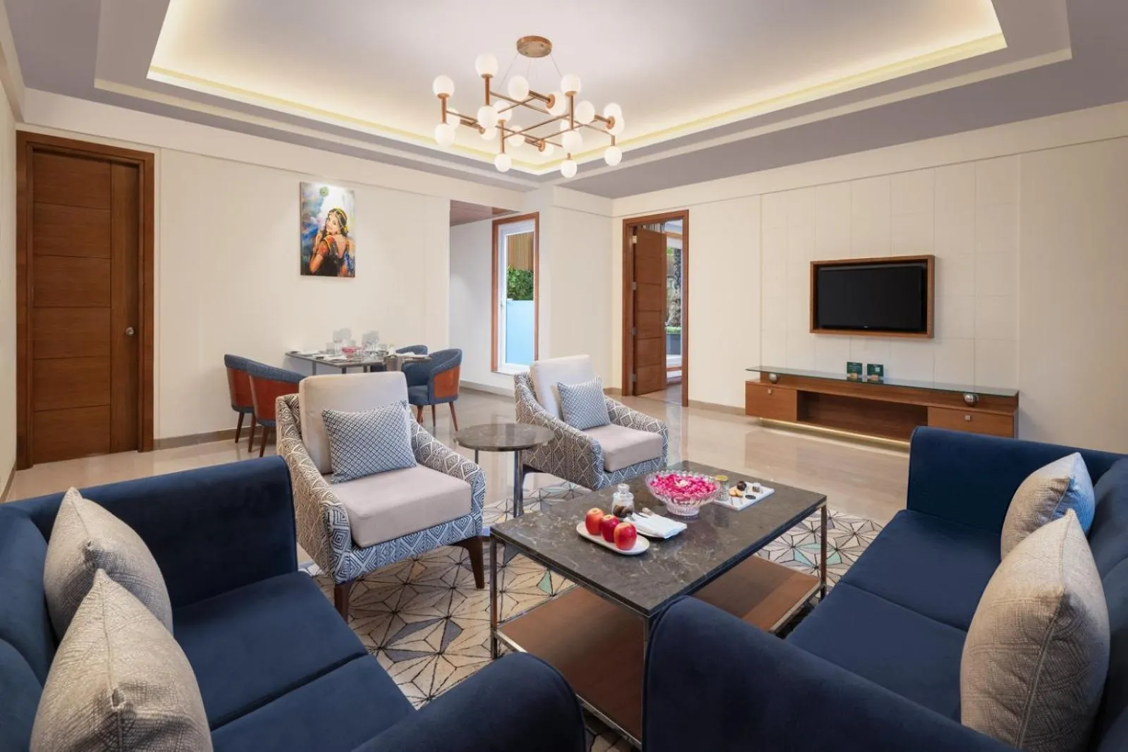 Living room in Ananta Spa & Resort, Pushkar