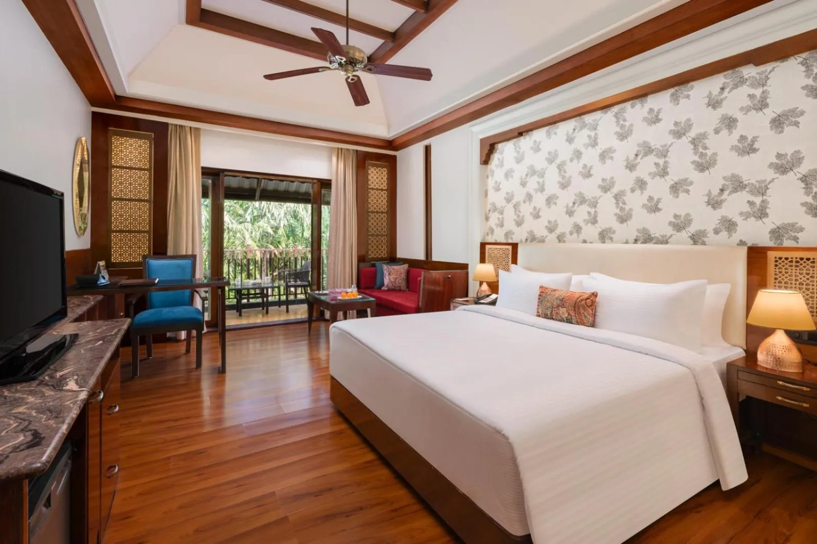 Bed in Ananta Spa & Resort, Pushkar