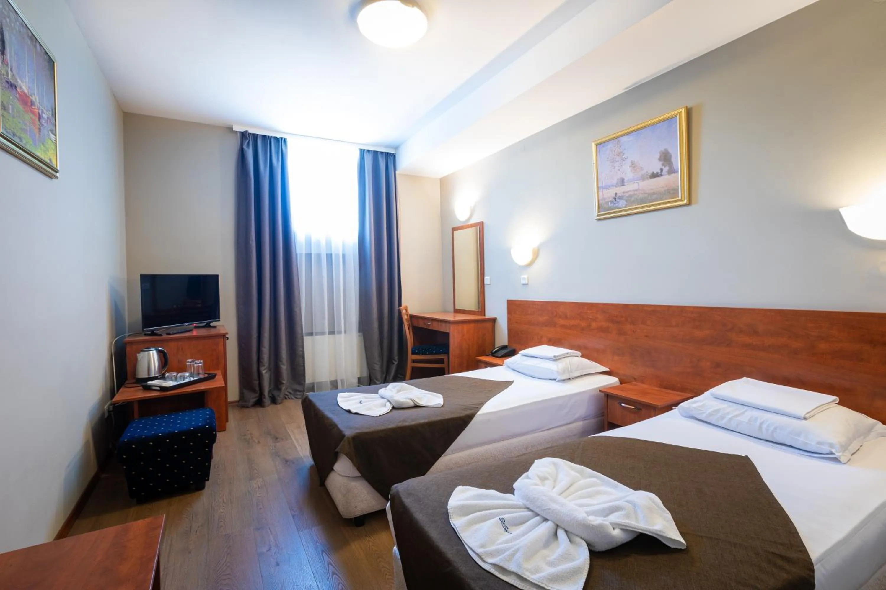 Bed in Sveta Sofia Hotel