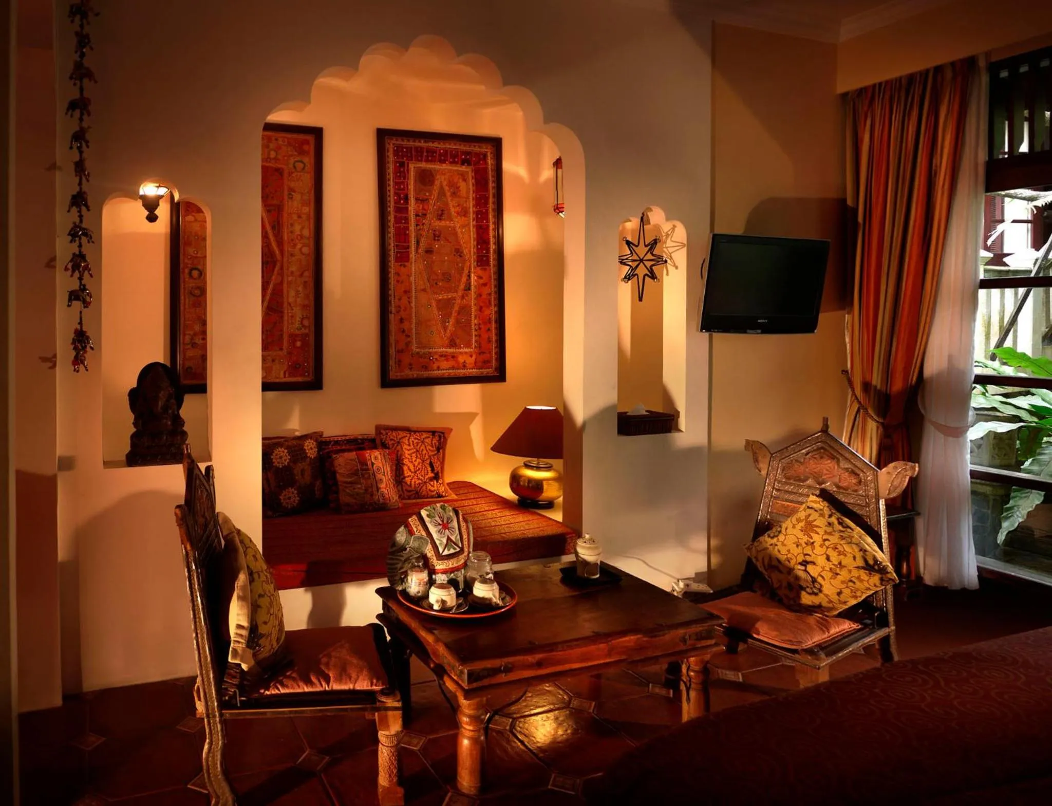 Decorative detail in Tempat Senang Spa Resort & Restaurant