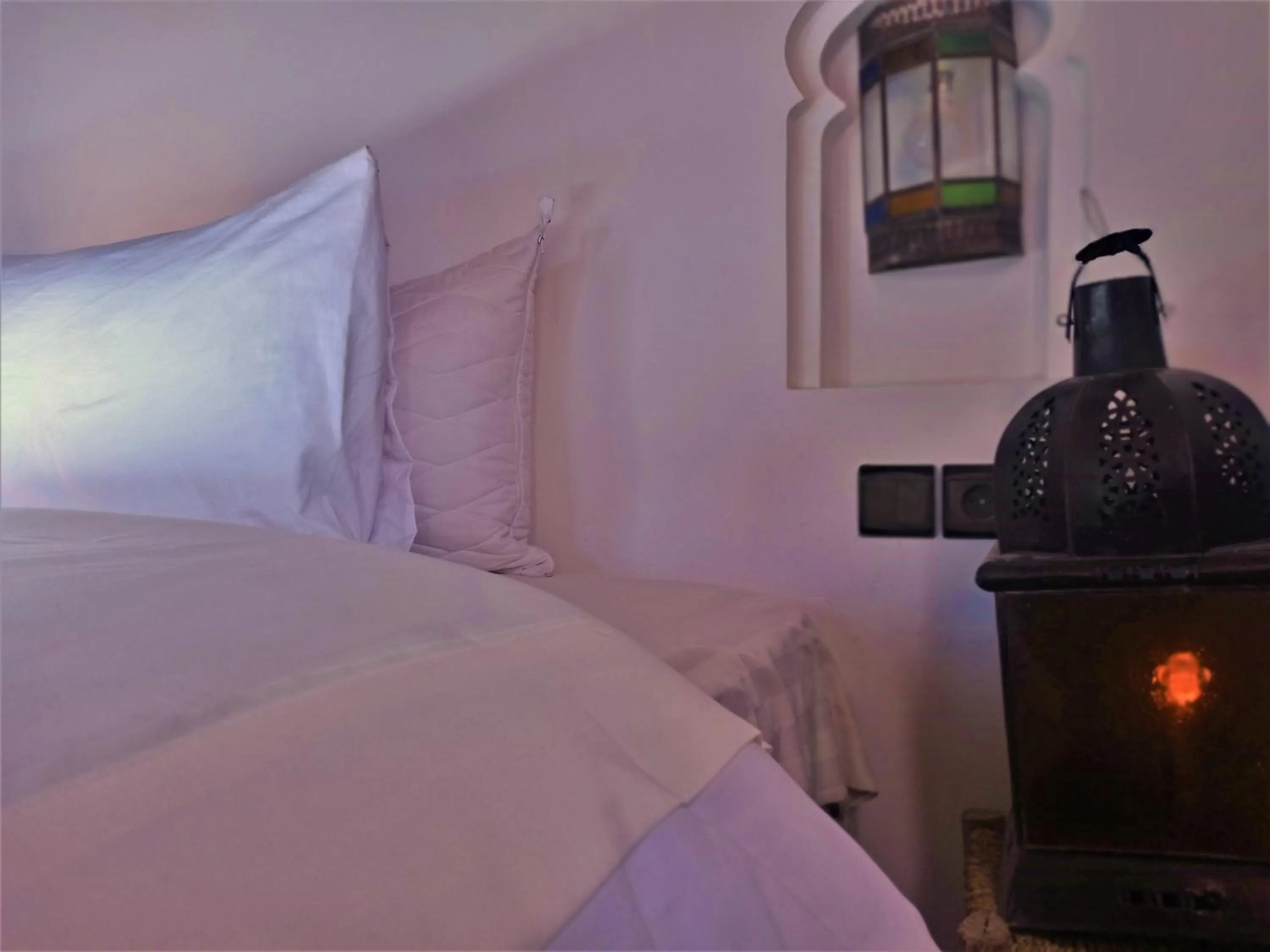 Bed in Riad Bleu Afriqua