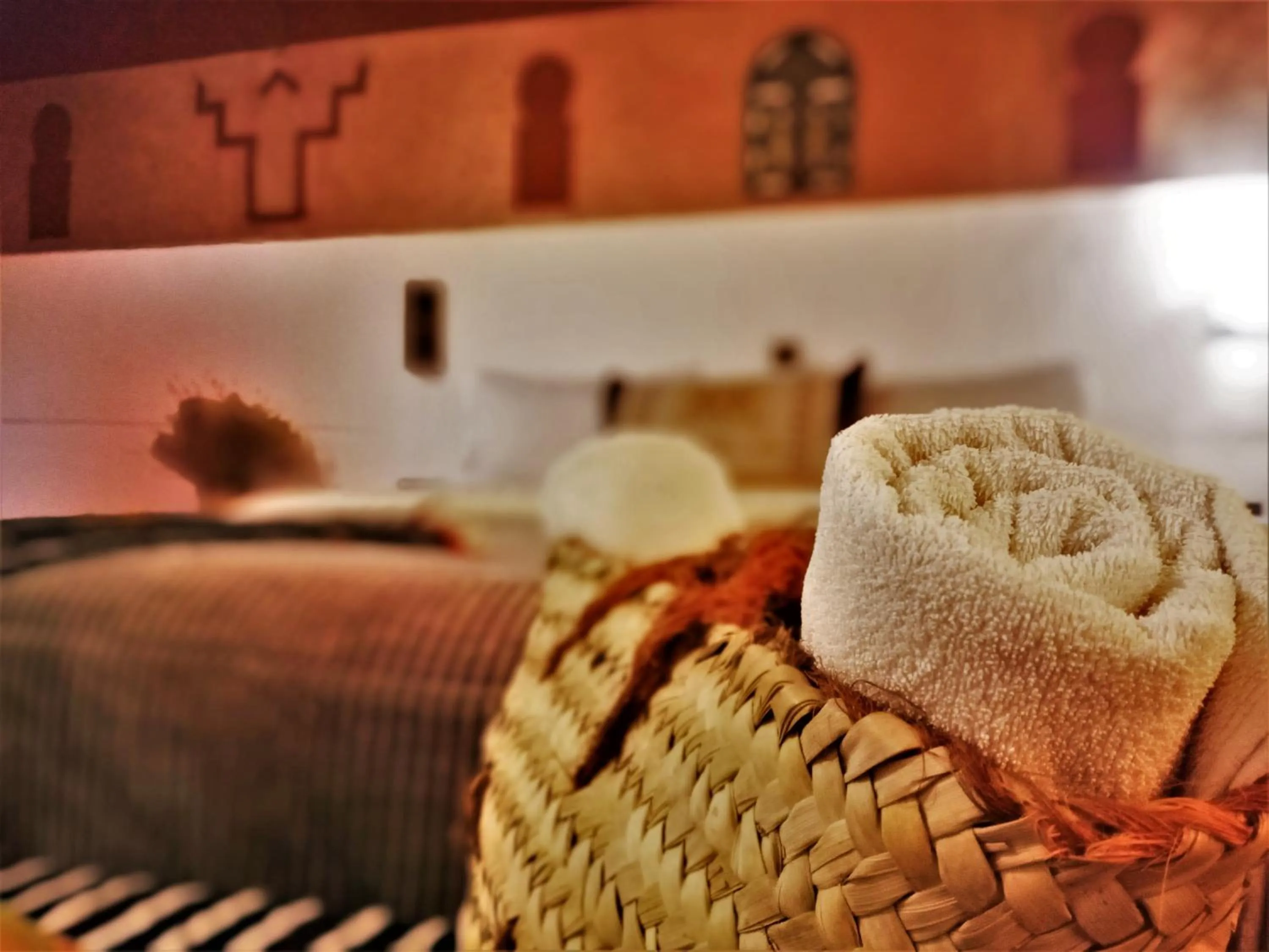 Bedroom in Riad Bleu Afriqua