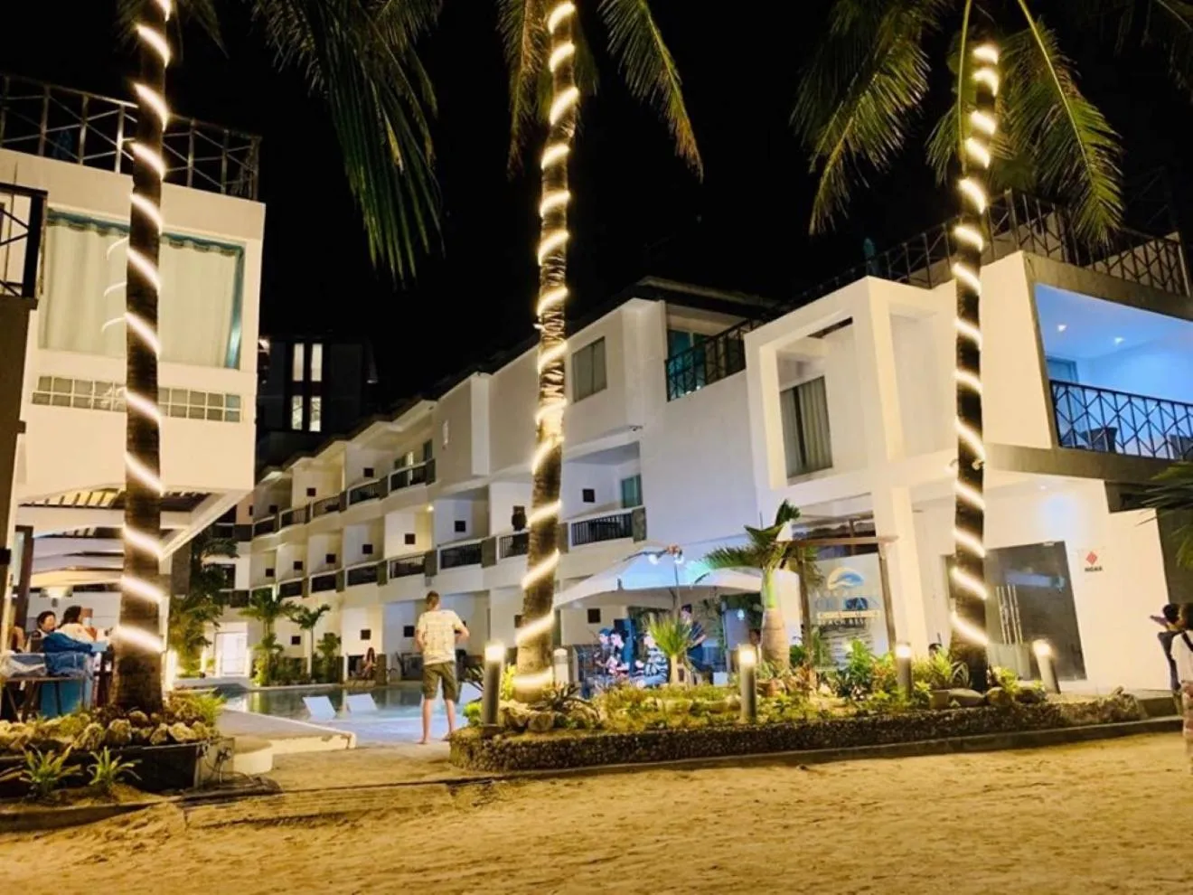 Property building in Boracay Ocean Club Beach Resort