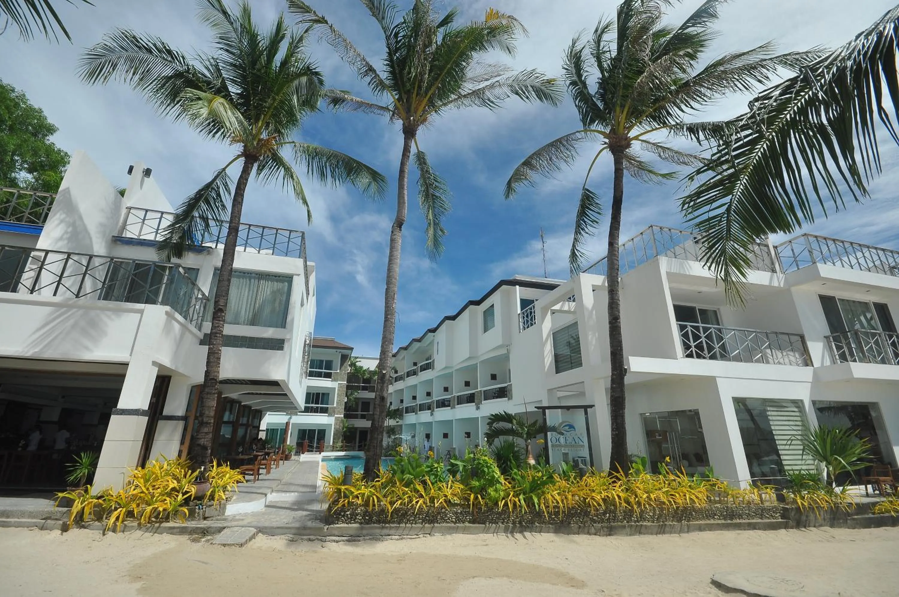 Facade/entrance in Boracay Ocean Club Beach Resort