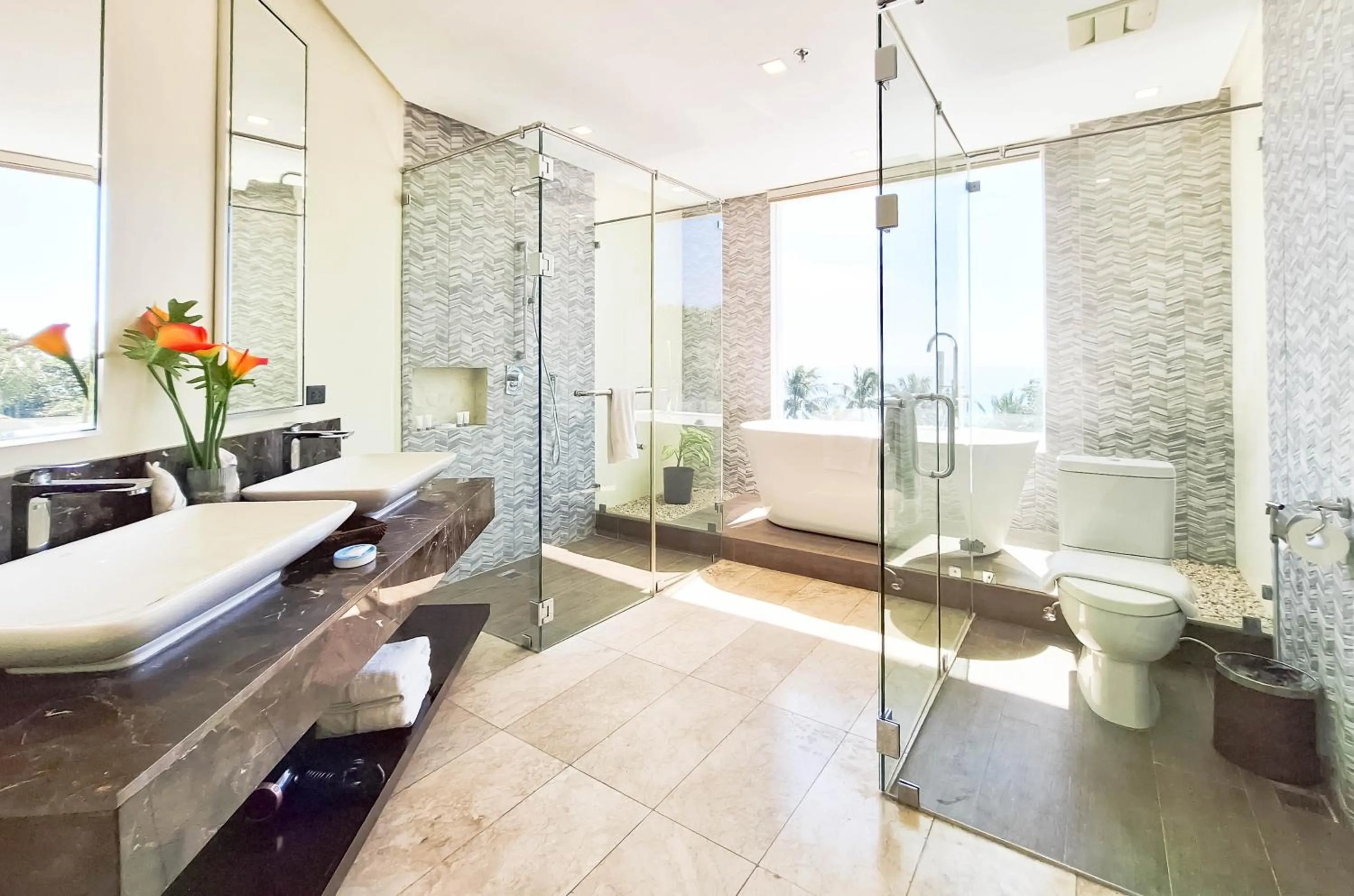 Bathroom in Boracay Ocean Club Beach Resort