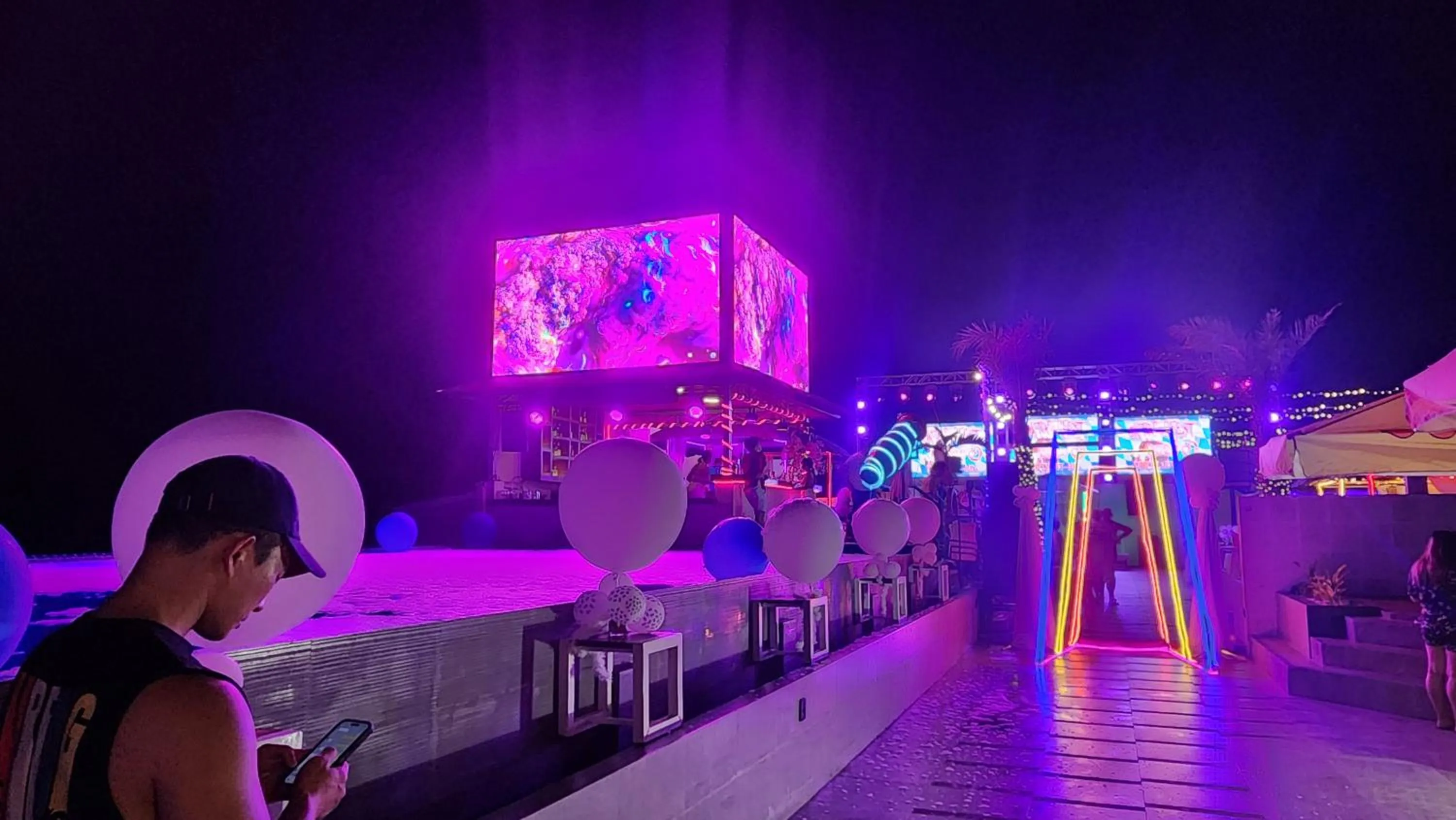 group of guests in Boracay Ocean Club Beach Resort