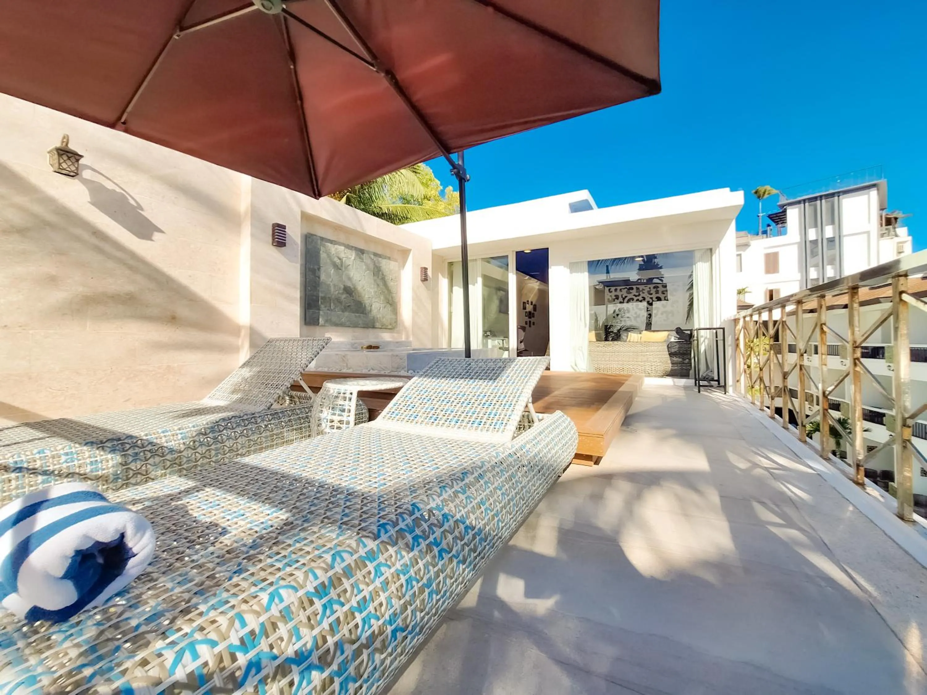 Balcony/Terrace in Boracay Ocean Club Beach Resort