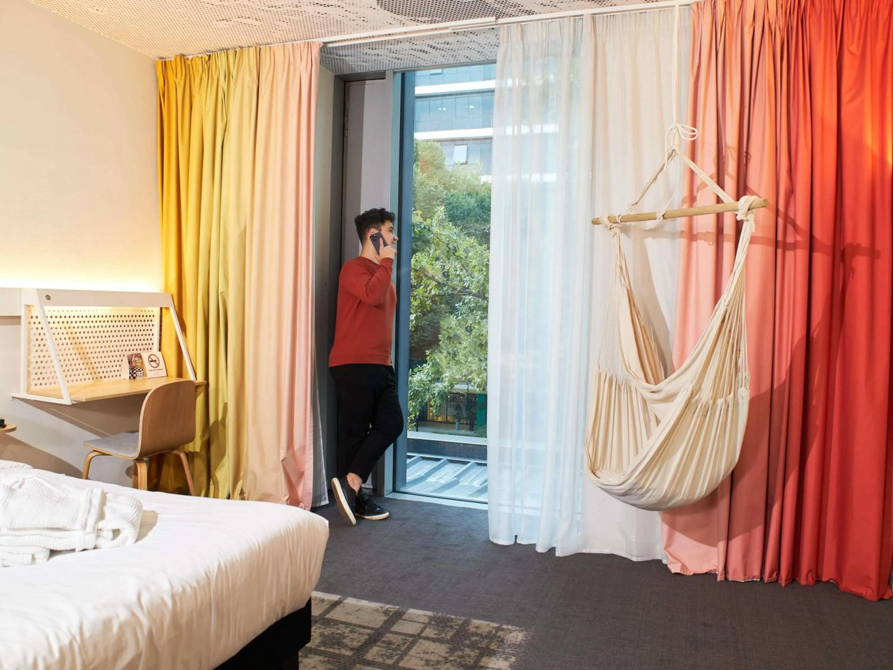 Bedroom, Bed in ibis Almaty Jetisu