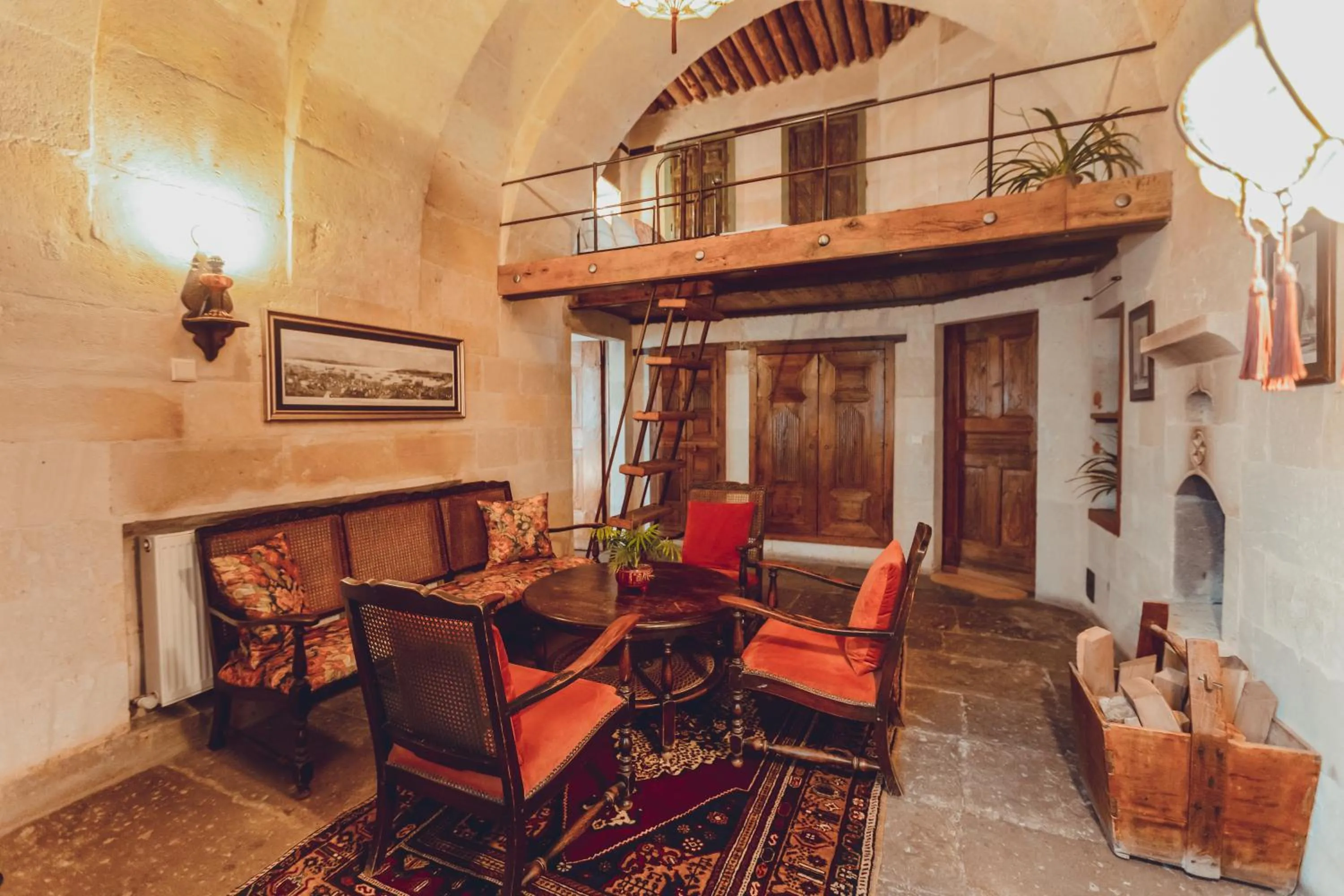 Seating area in Kale Konak Cappadocia