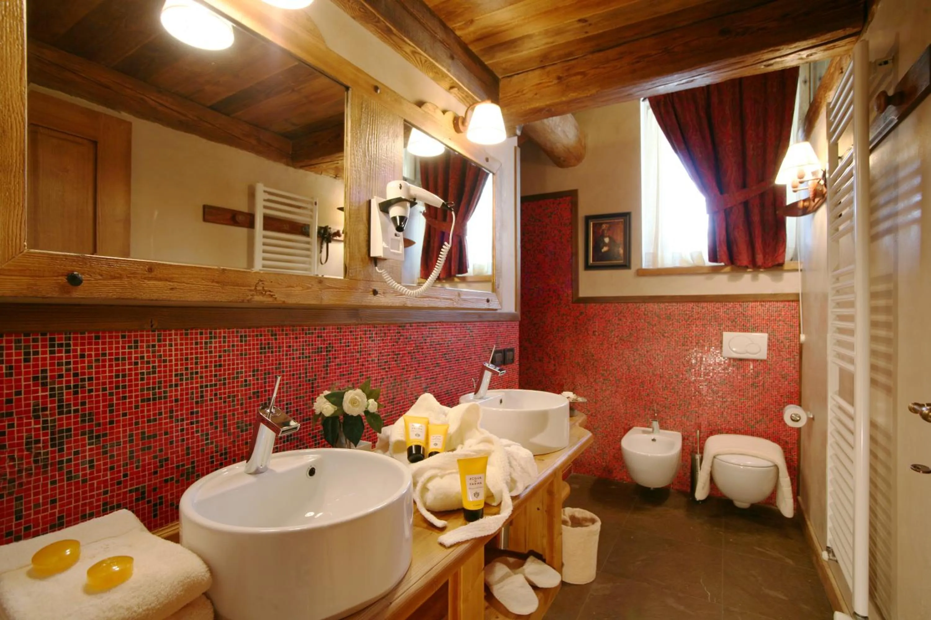 Bathroom in Hotel Letterario Locanda Collomb