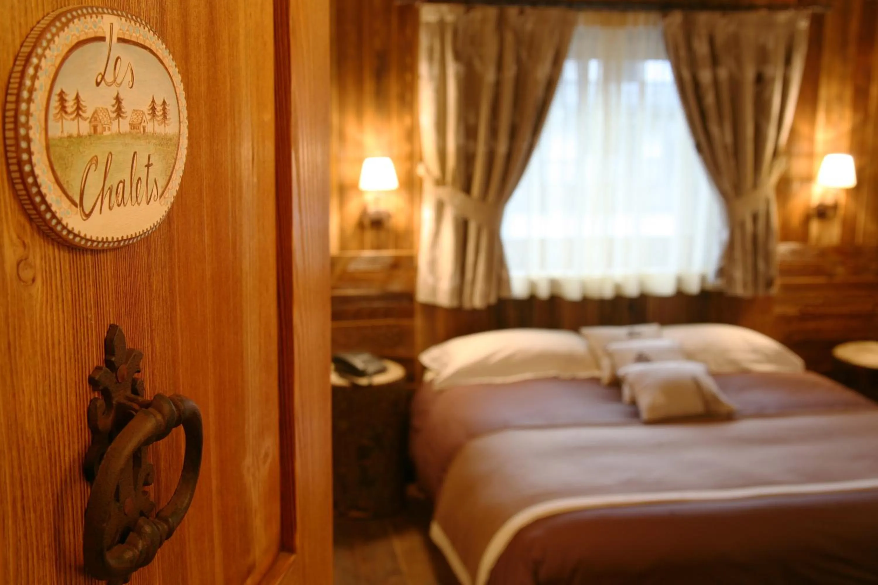 Decorative detail, Bed in Hotel Letterario Locanda Collomb