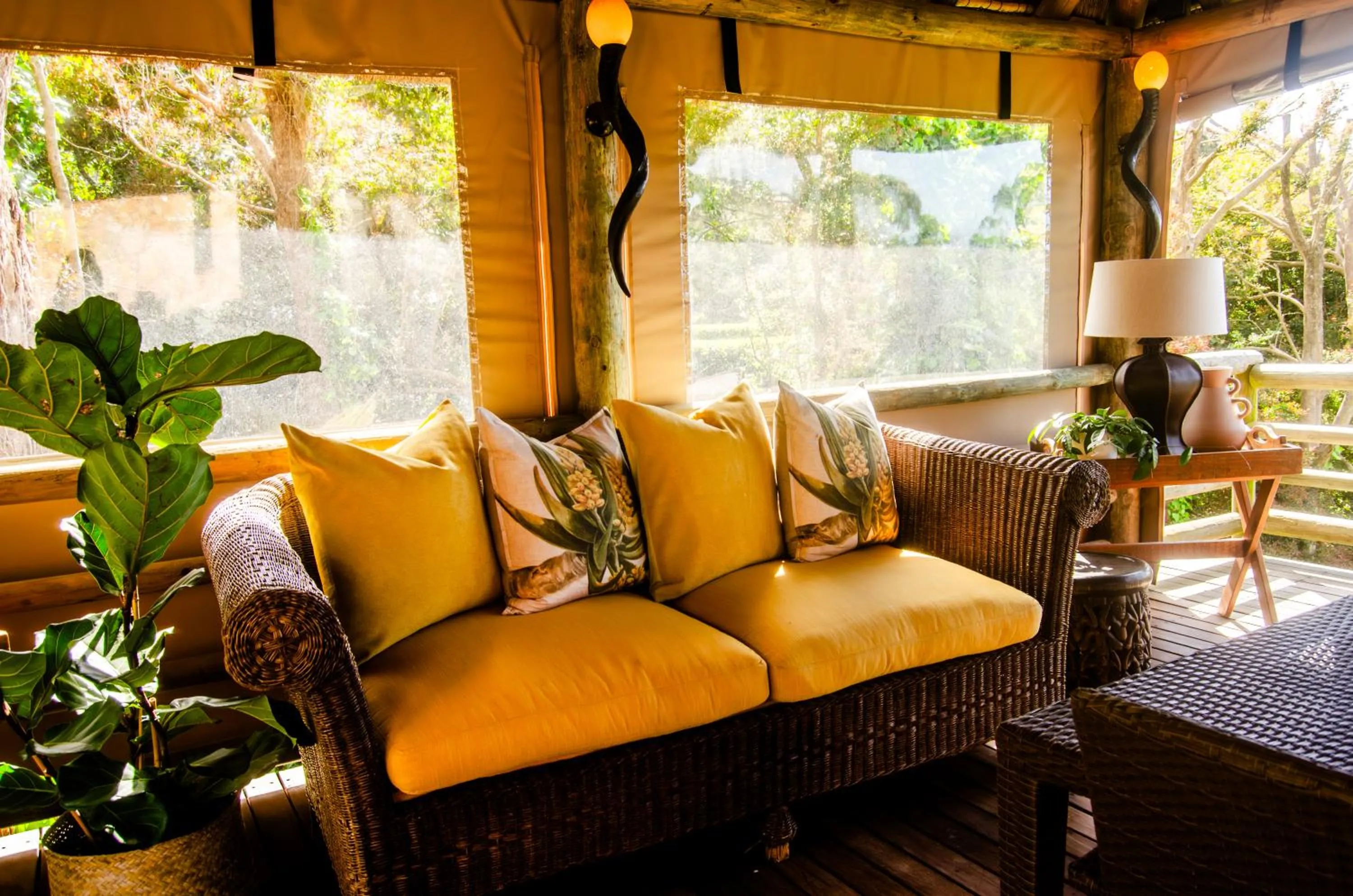 Garden in Ikhaya Safari Lodge