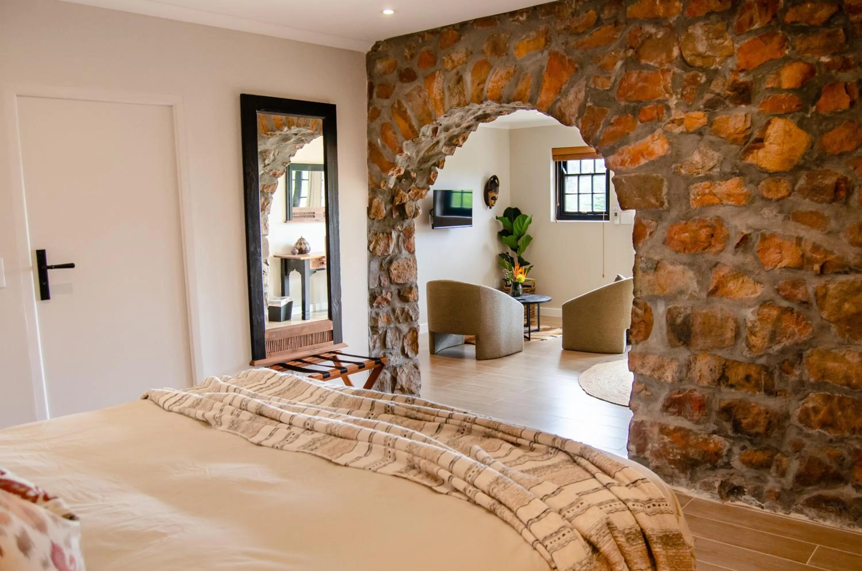 Bed in Ikhaya Safari Lodge