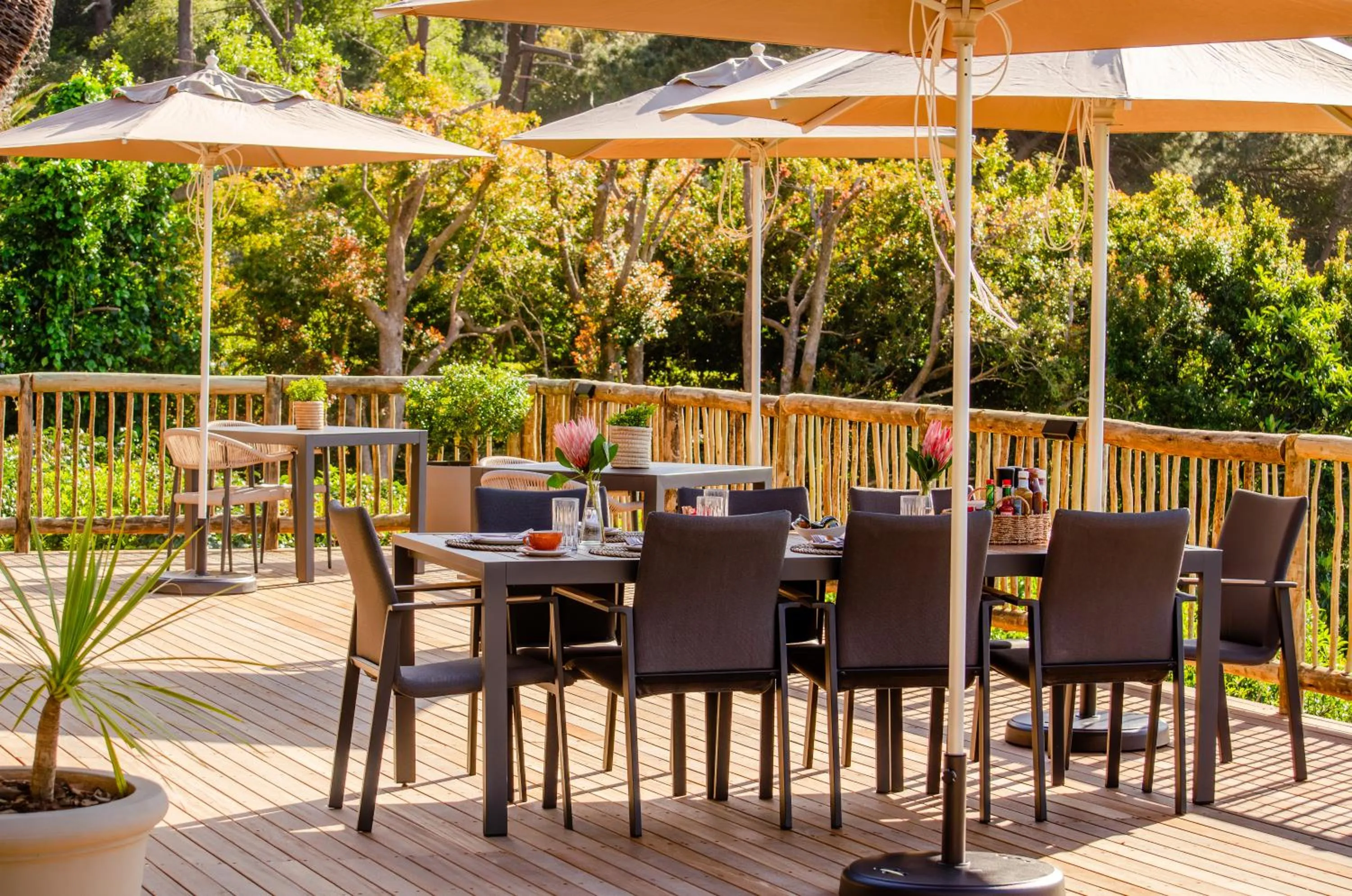 Patio in Ikhaya Safari Lodge