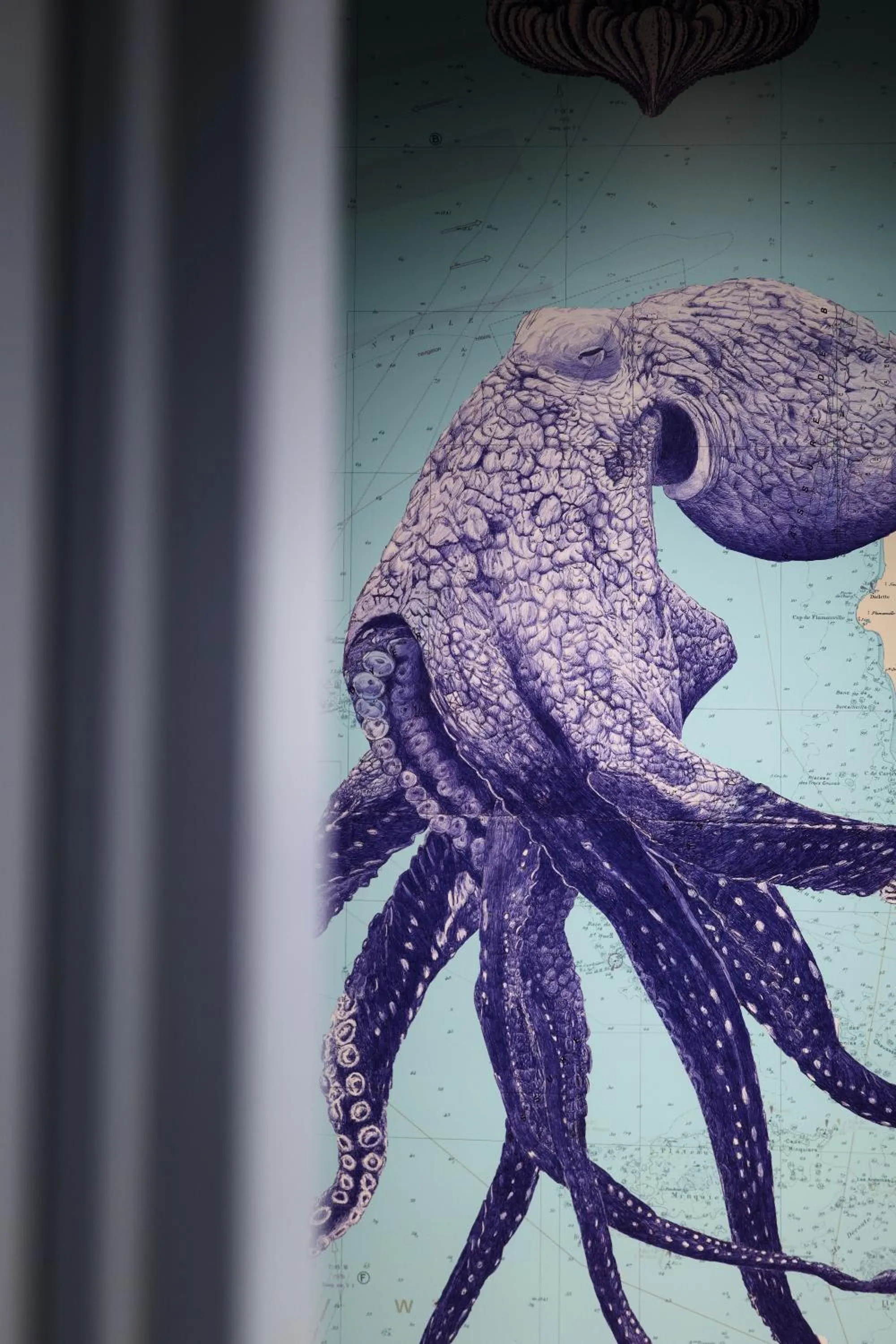 Decorative detail in ibis Styles Saint Malo Centre Historique