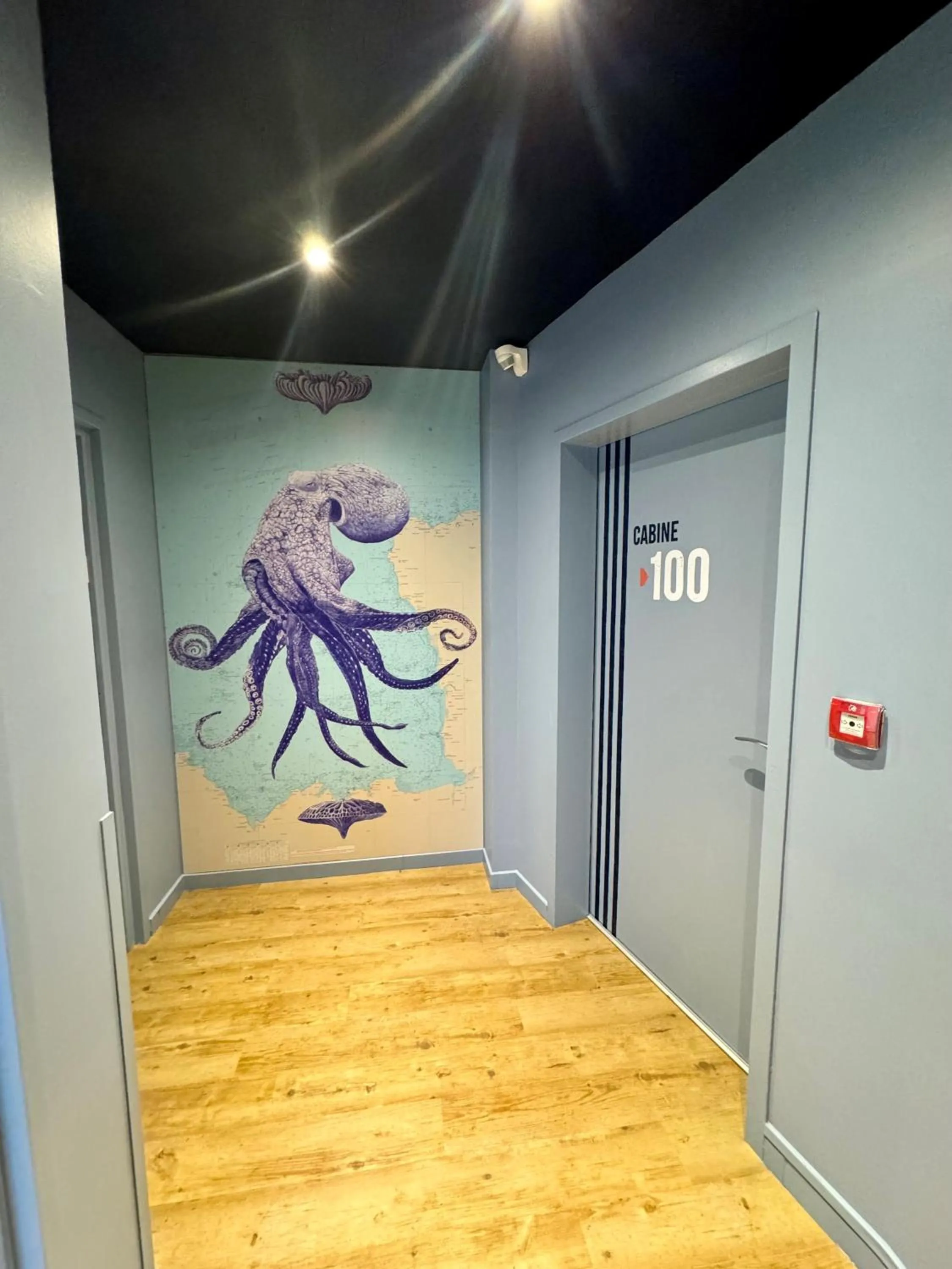 Decorative detail in ibis Styles Saint Malo Centre Historique