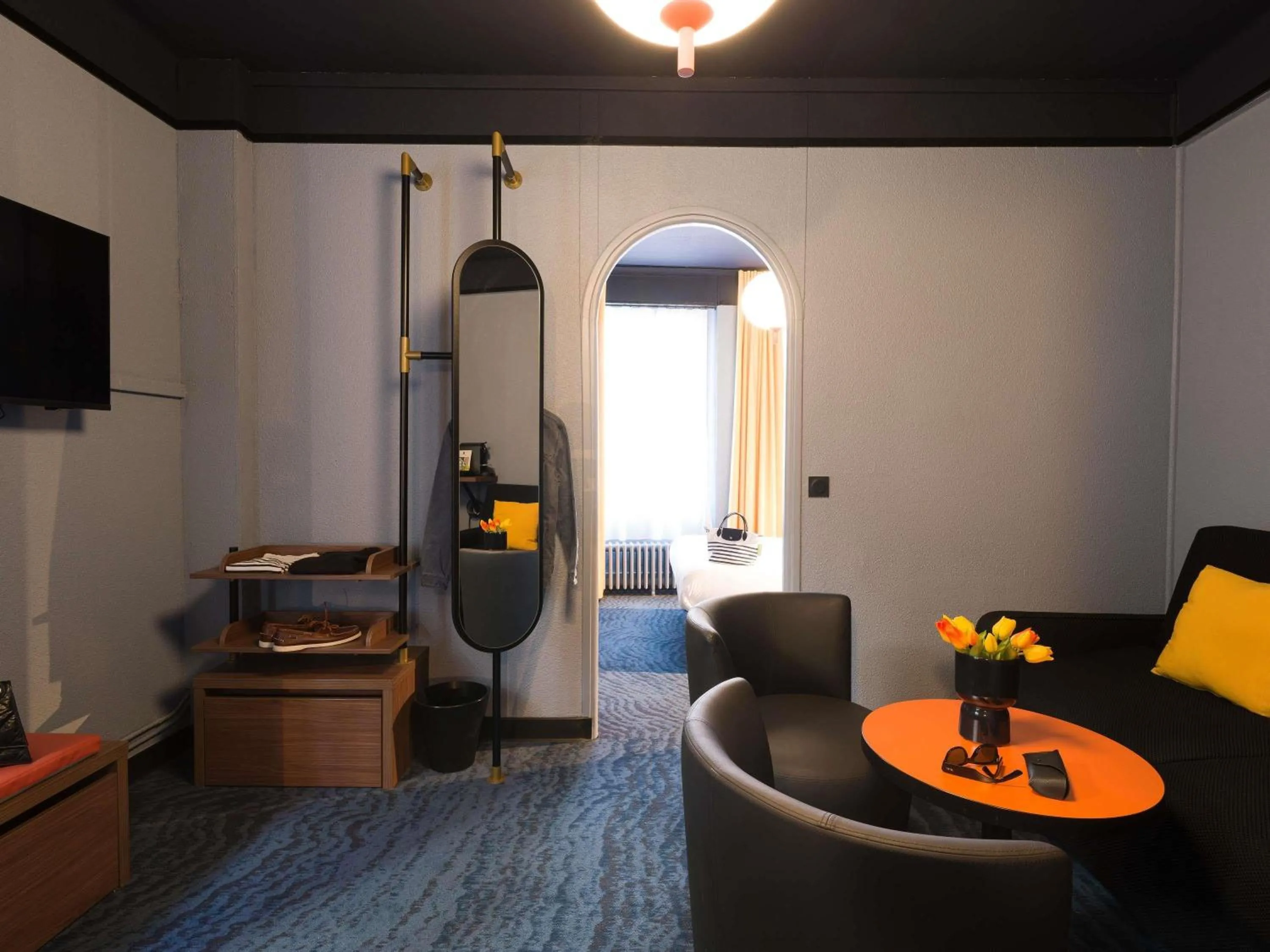 Bedroom in ibis Styles Saint Malo Centre Historique