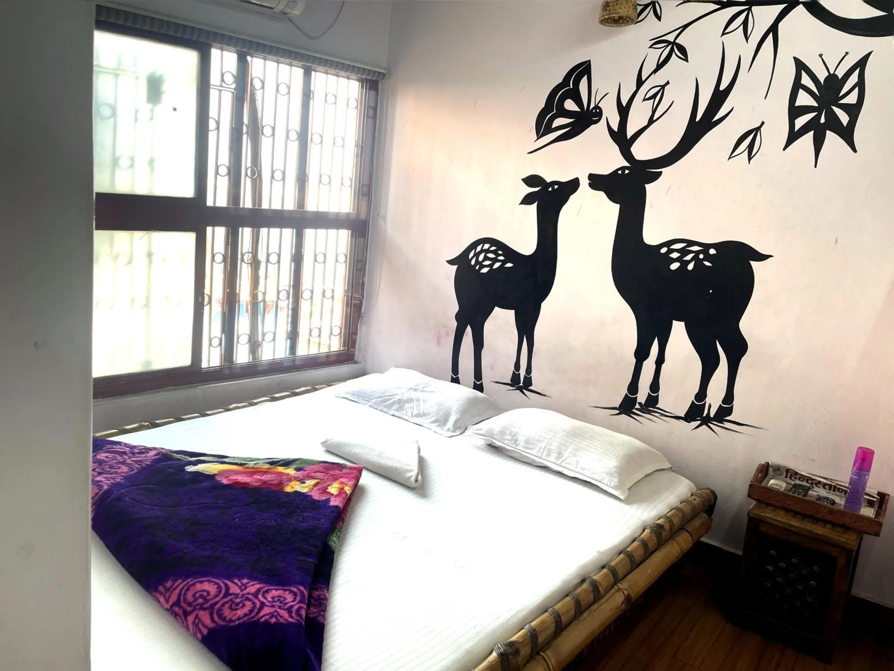 Bedroom, Bed in Shri Guest House
