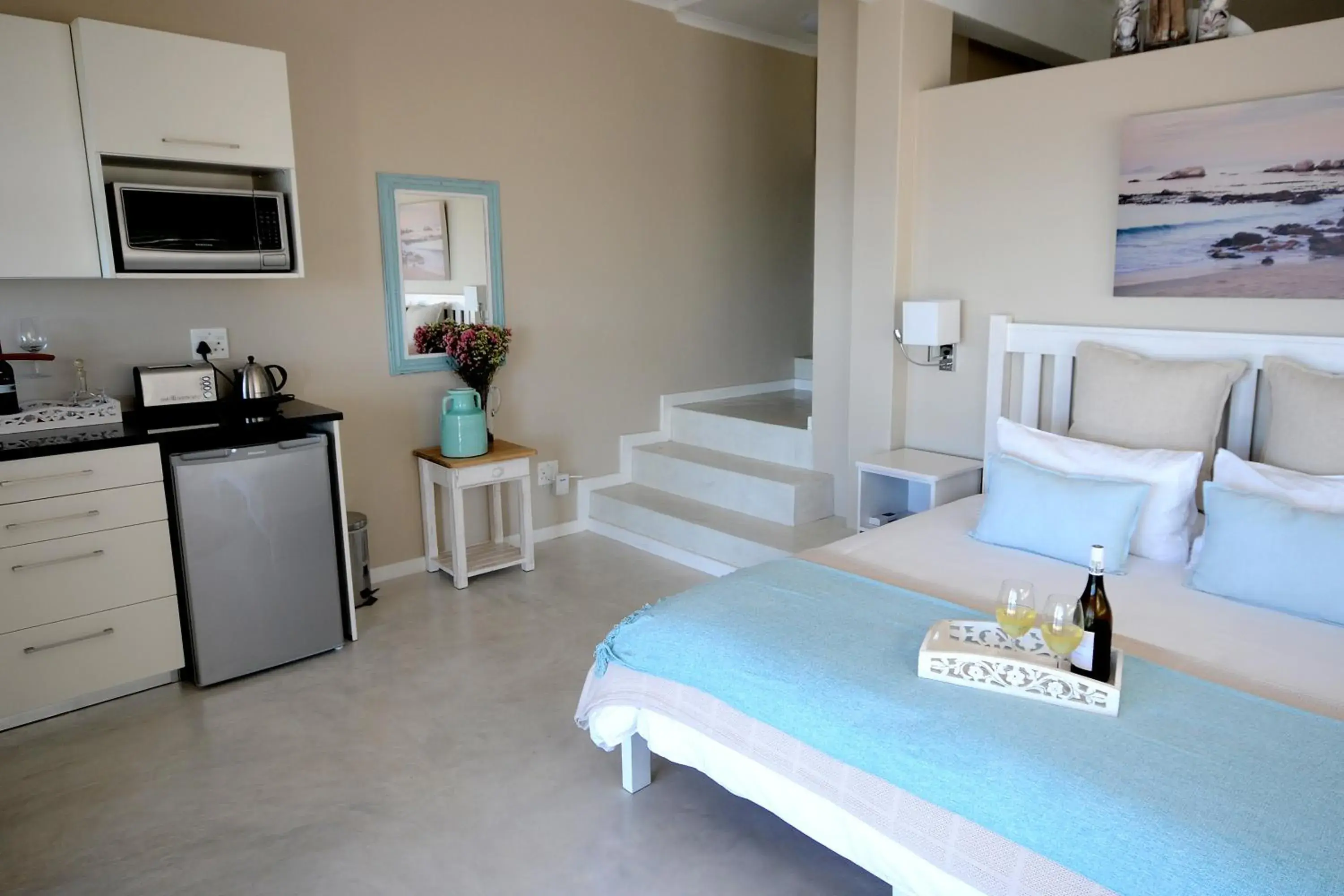 King or Twin Room with Sea View - single occupancy in Rocklands Seaside Bed and Breakfast King or Twin Room with Sea View - single occupancy in Rocklands Seaside Bed and Breakfast