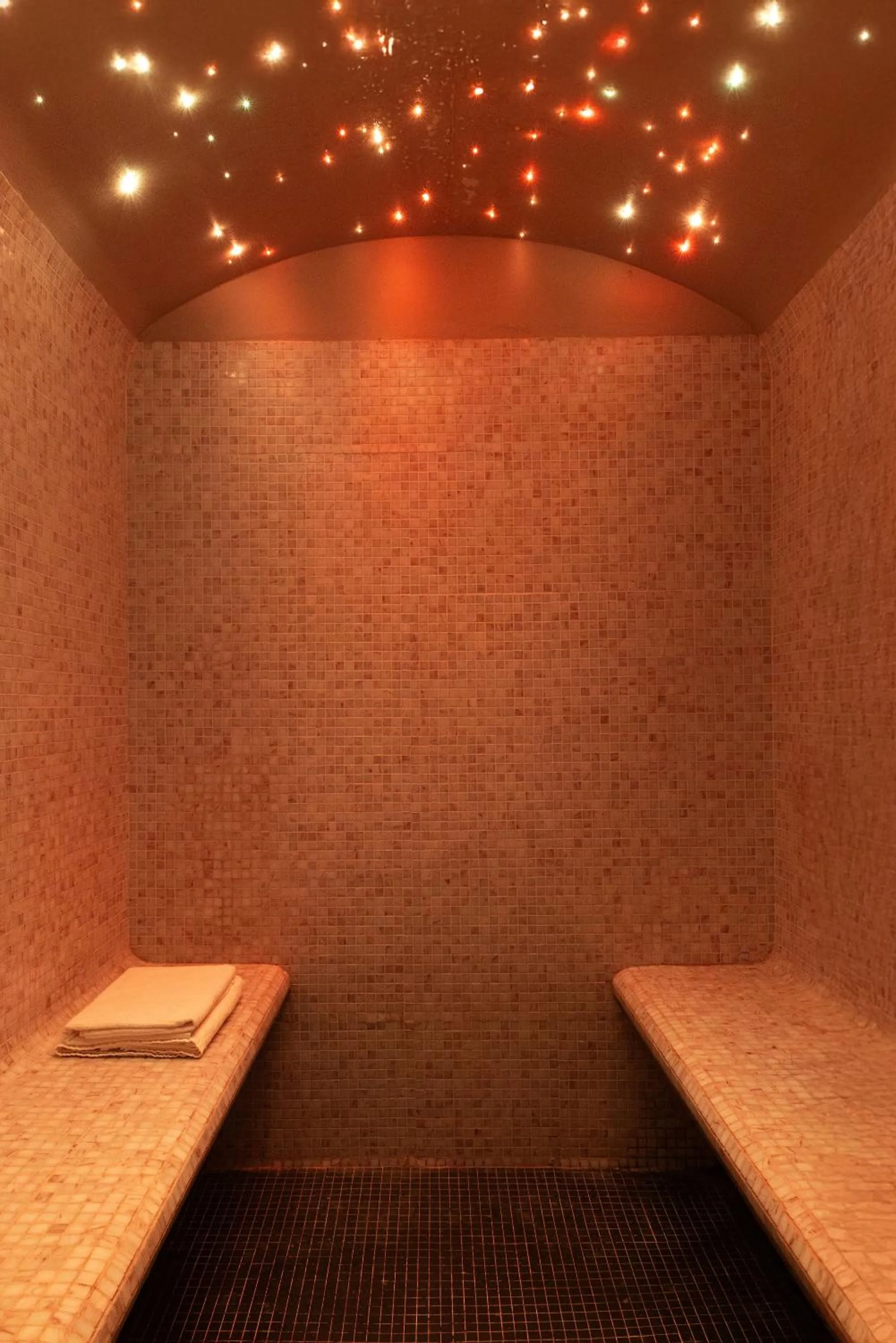 Steam room in Le Castillan