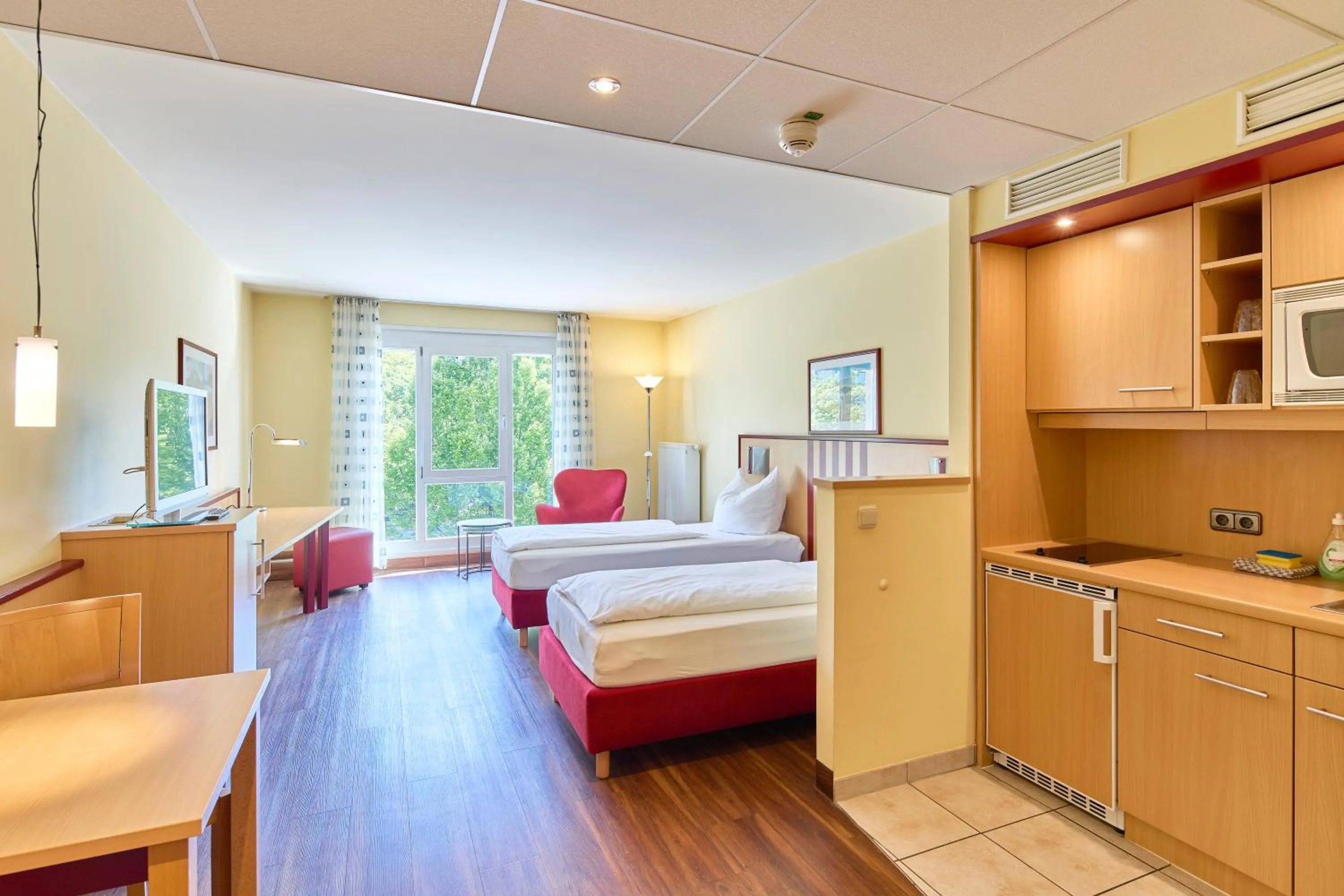 Bed in Apartments Aschheim