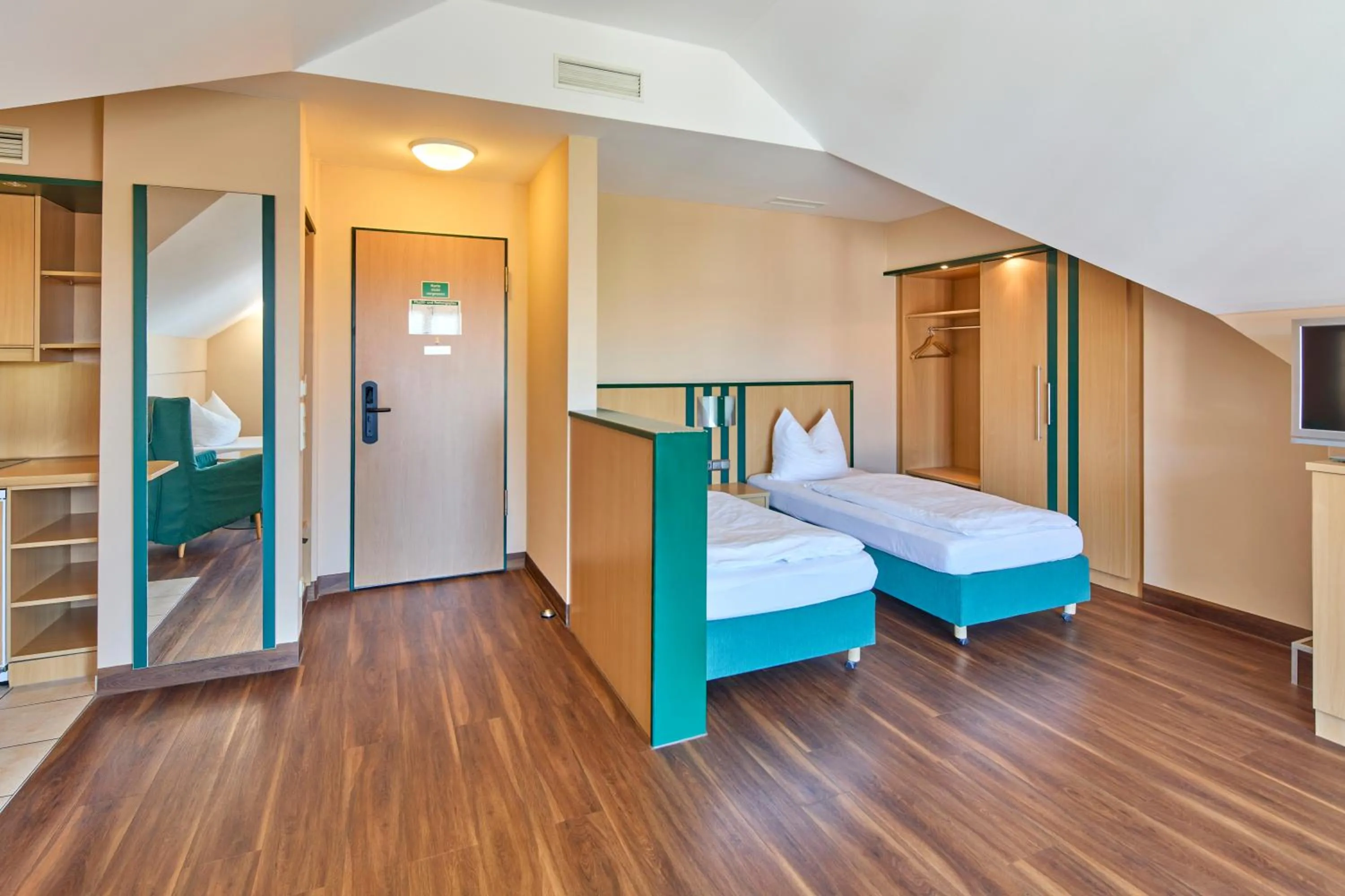 Bed in Apartments Aschheim