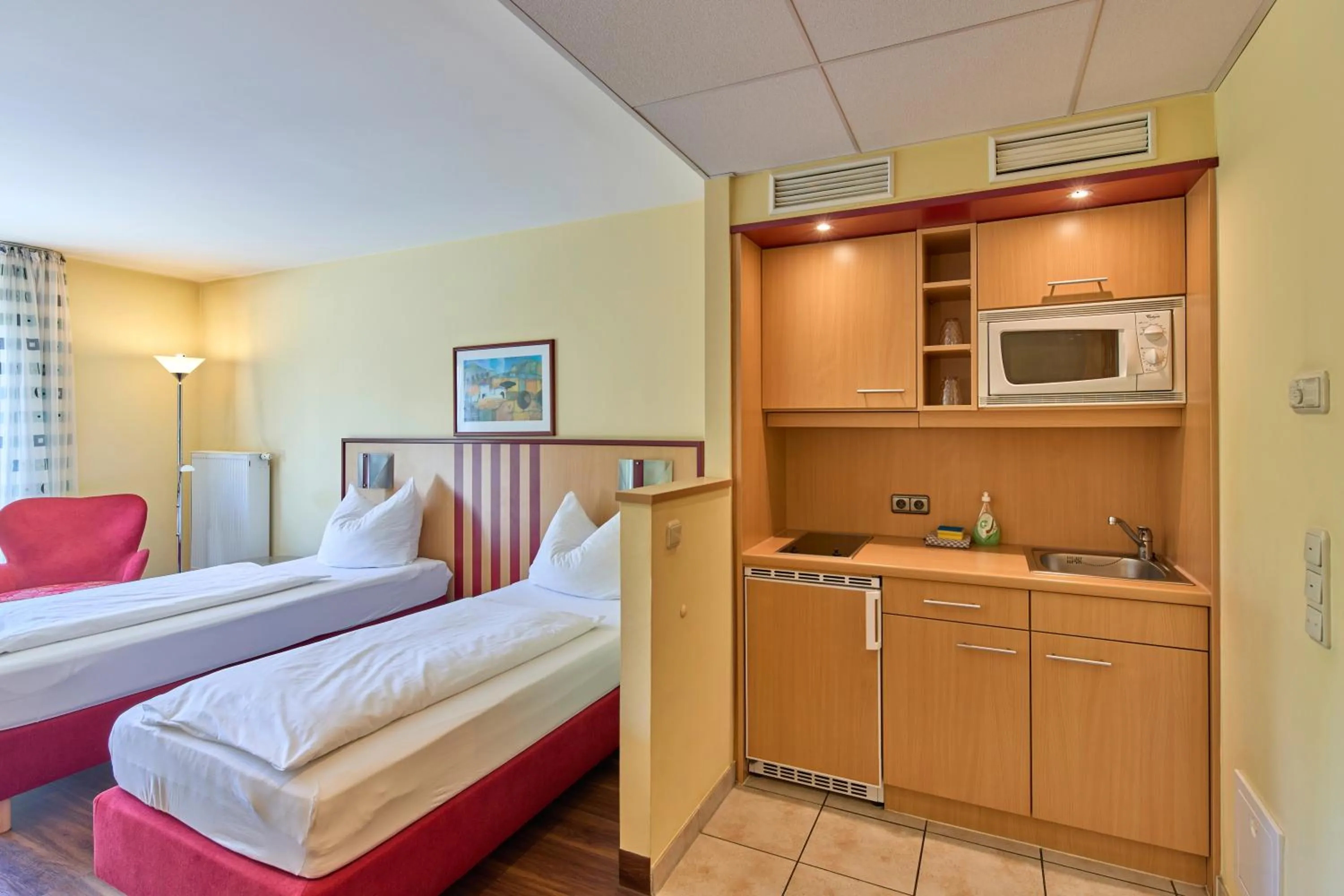 Bed in Apartments Aschheim