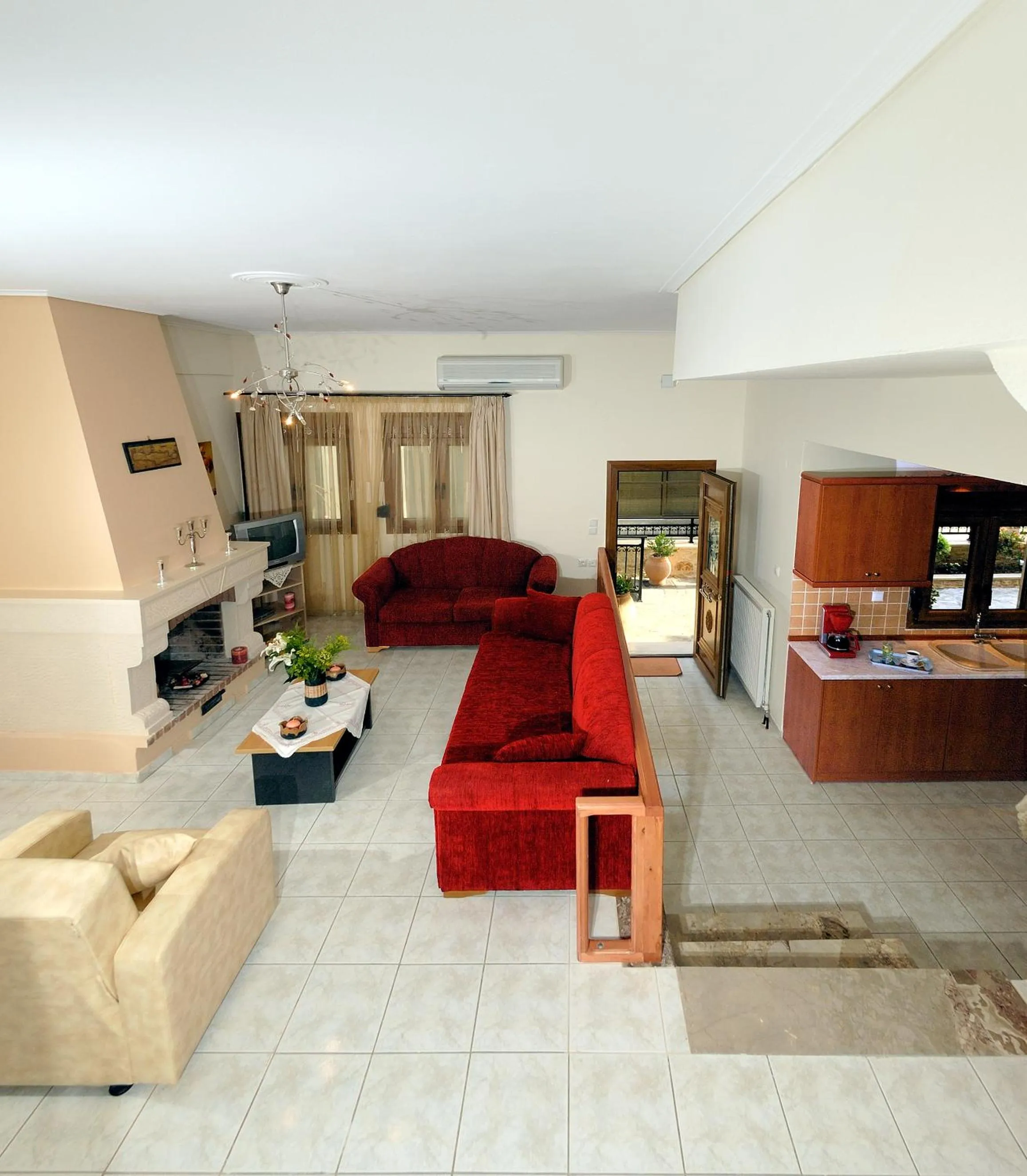 Living room in Christina Apartments