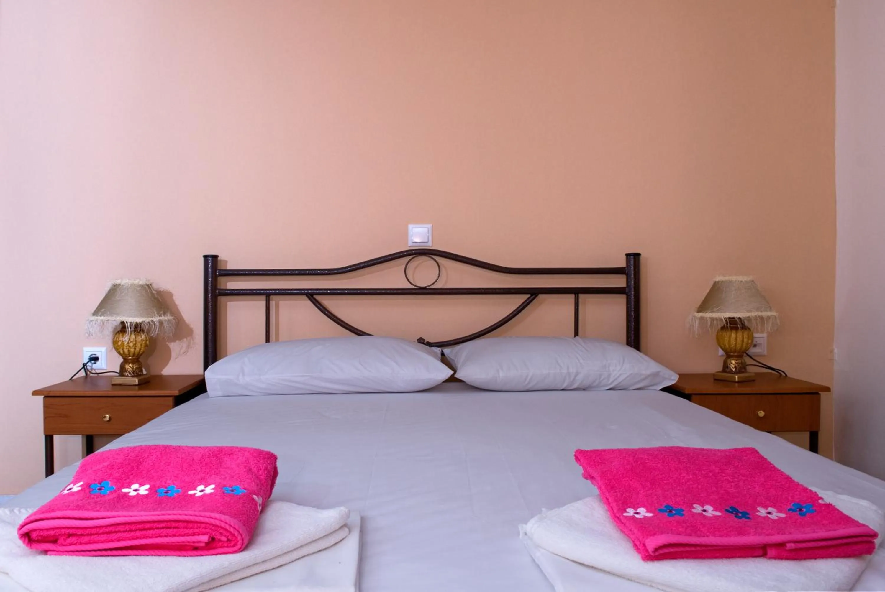 Bedroom, Bed in Christina Apartments