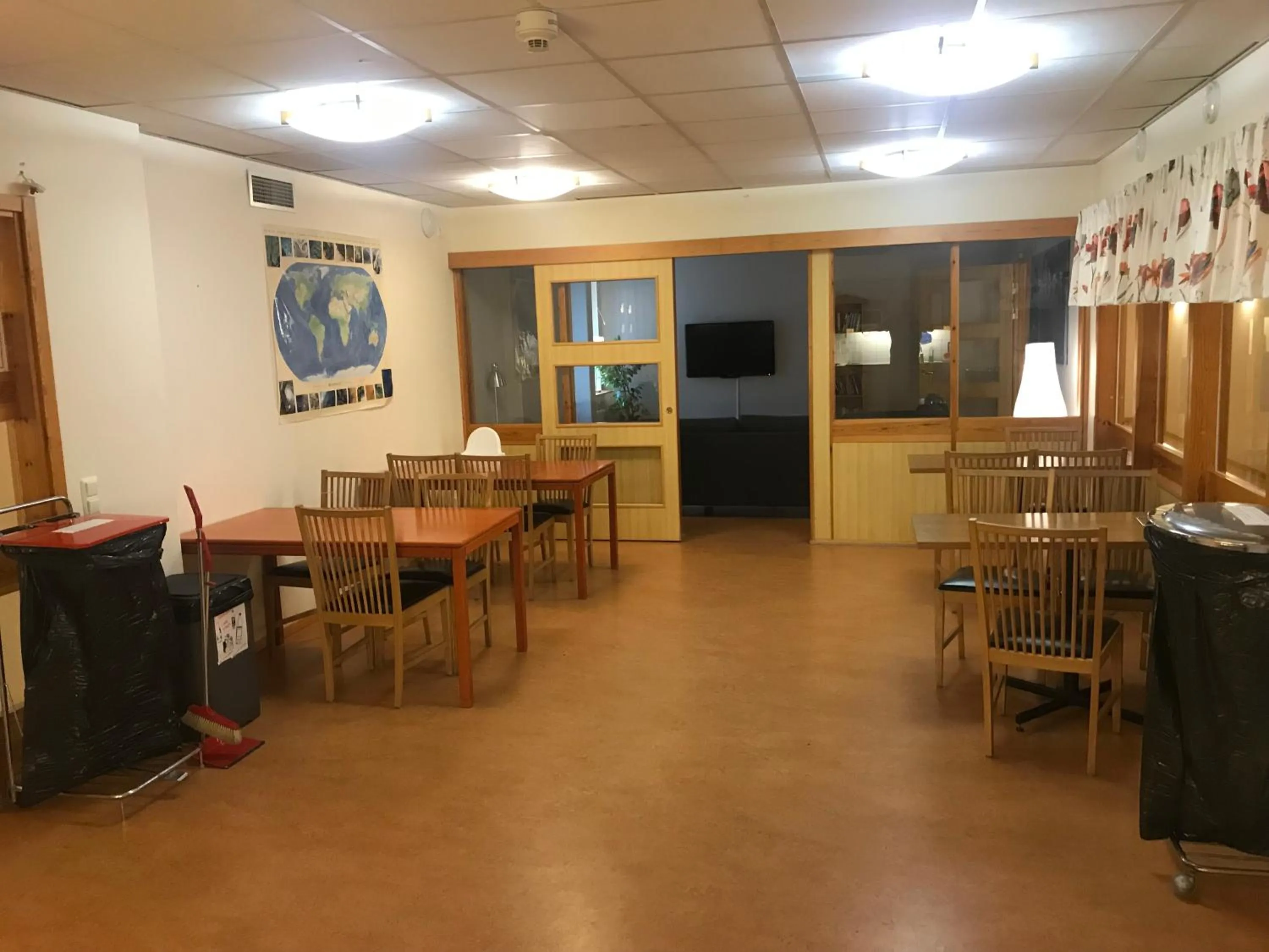 Dining area in Nattvikens Vandrarhem