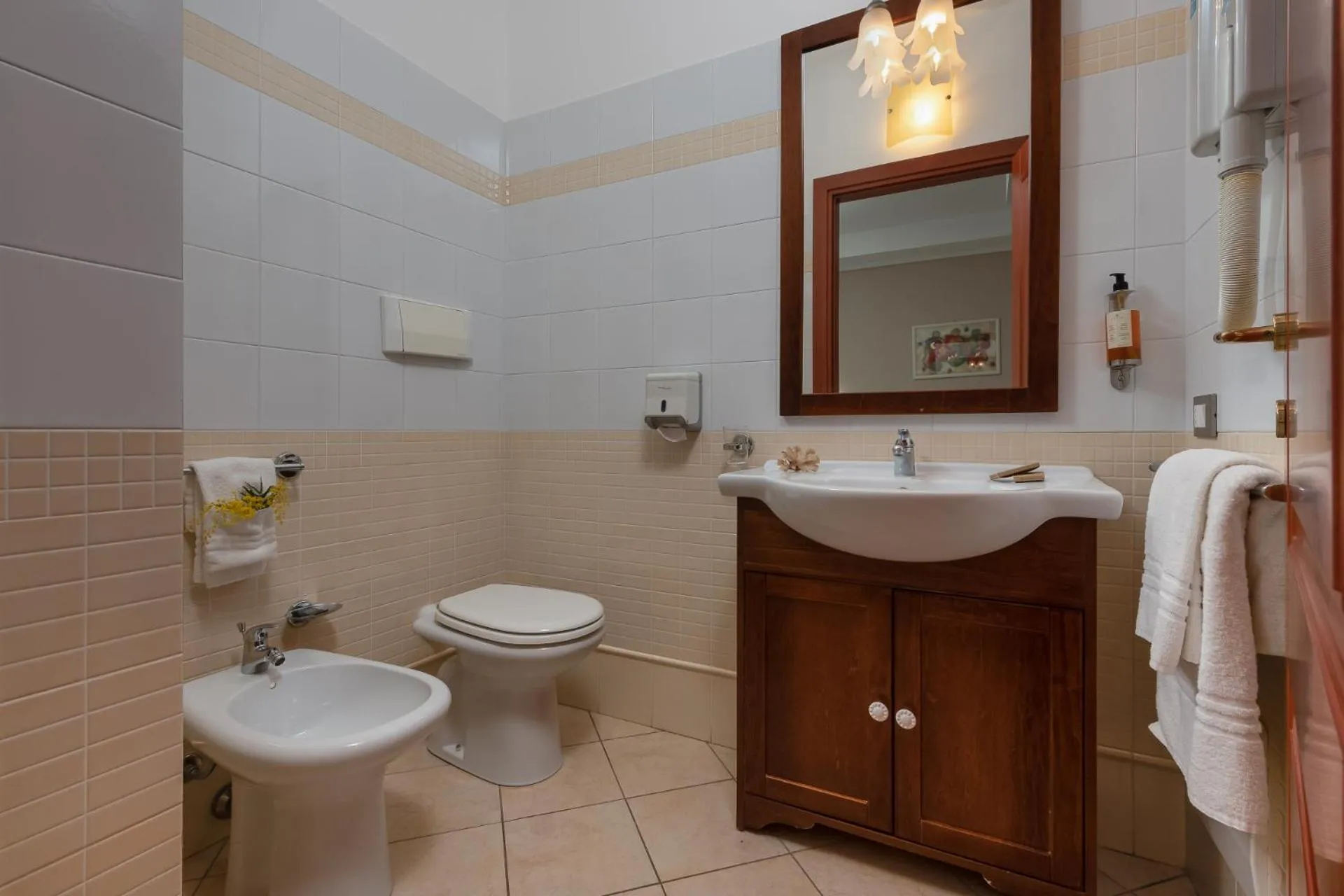 Bathroom in Helios Hotel