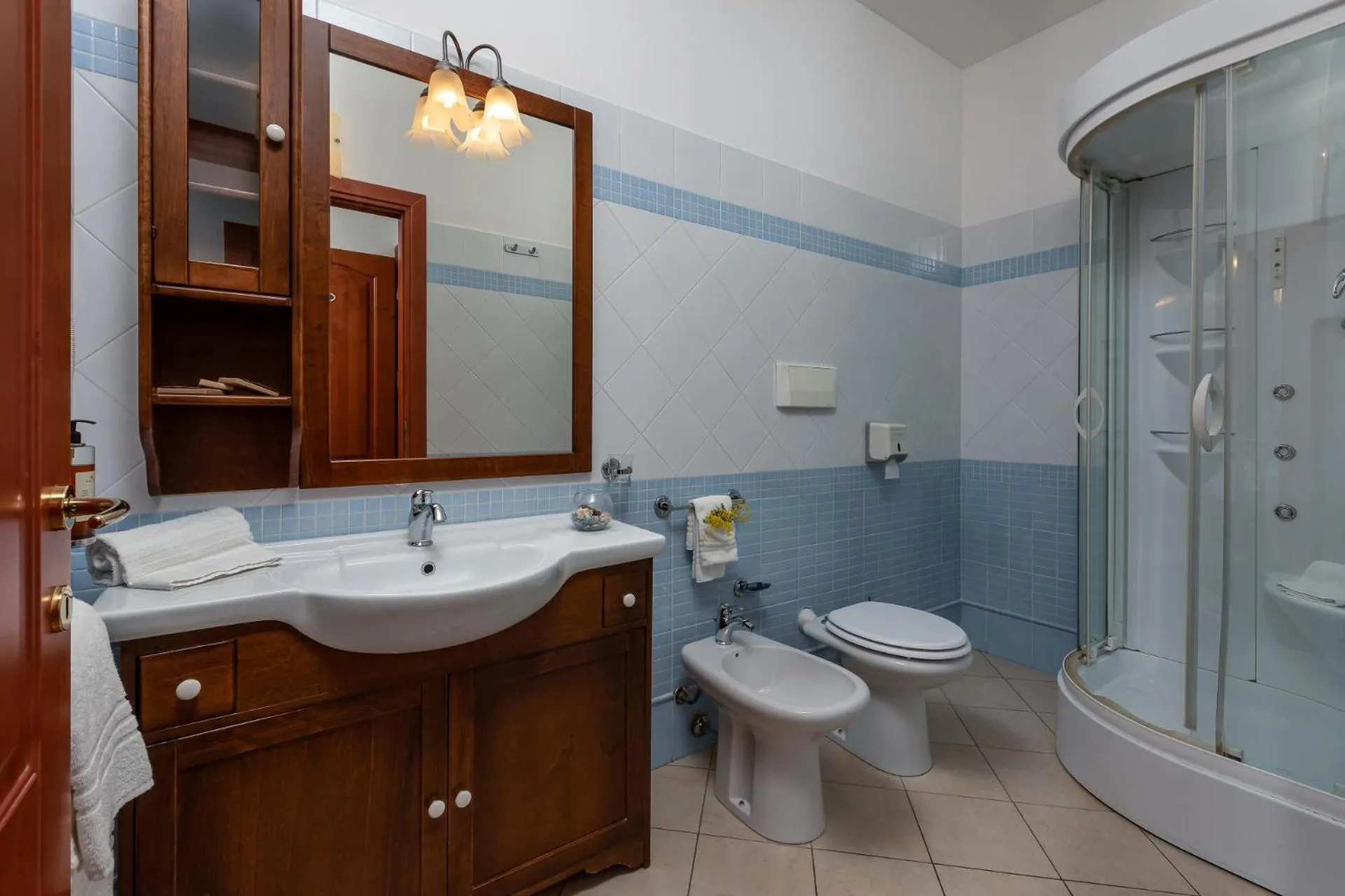 Bathroom in Helios Hotel