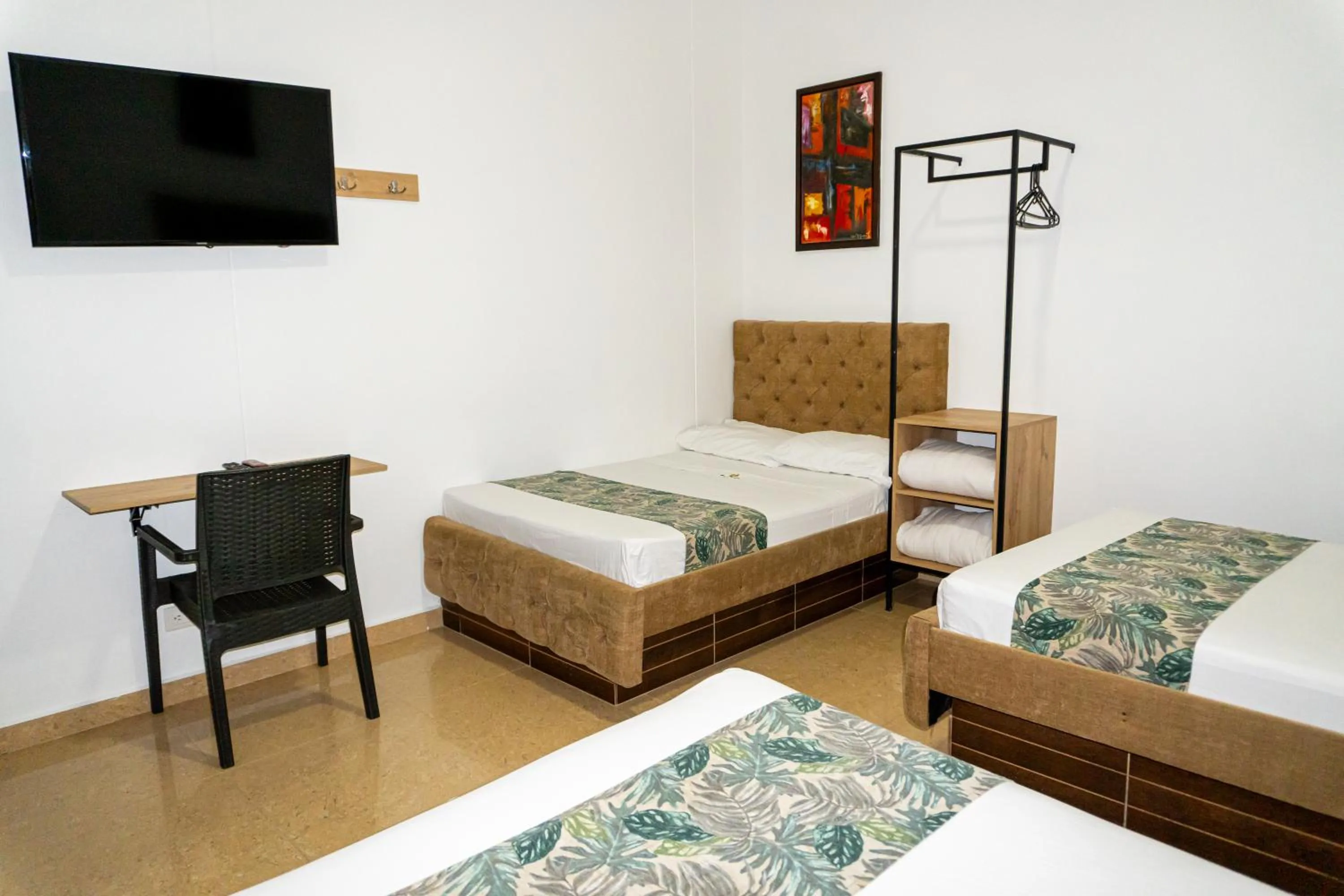 Bed in Hotel Central Plaza Medellin