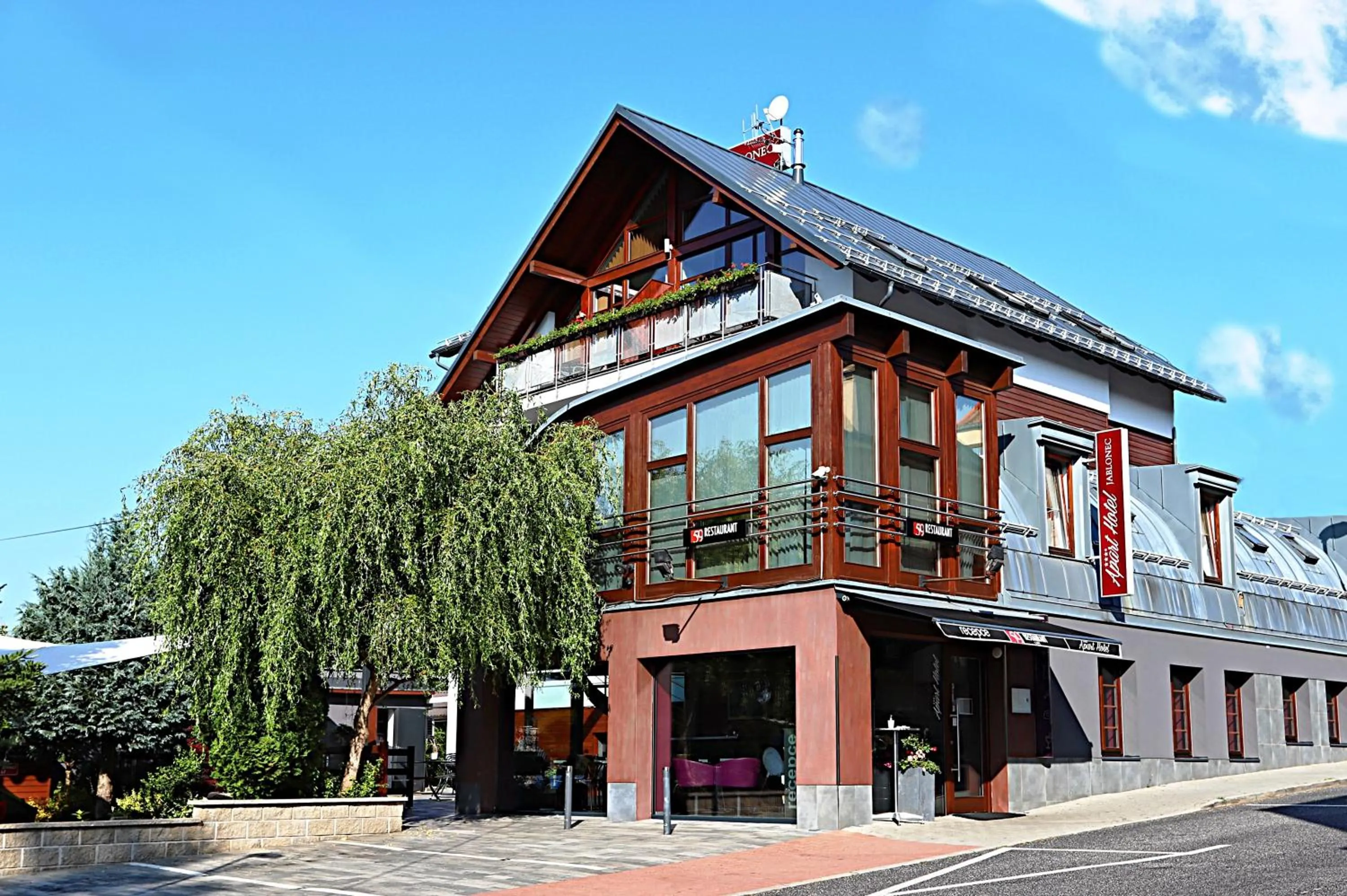 Property building in Apart Hotel Jablonec